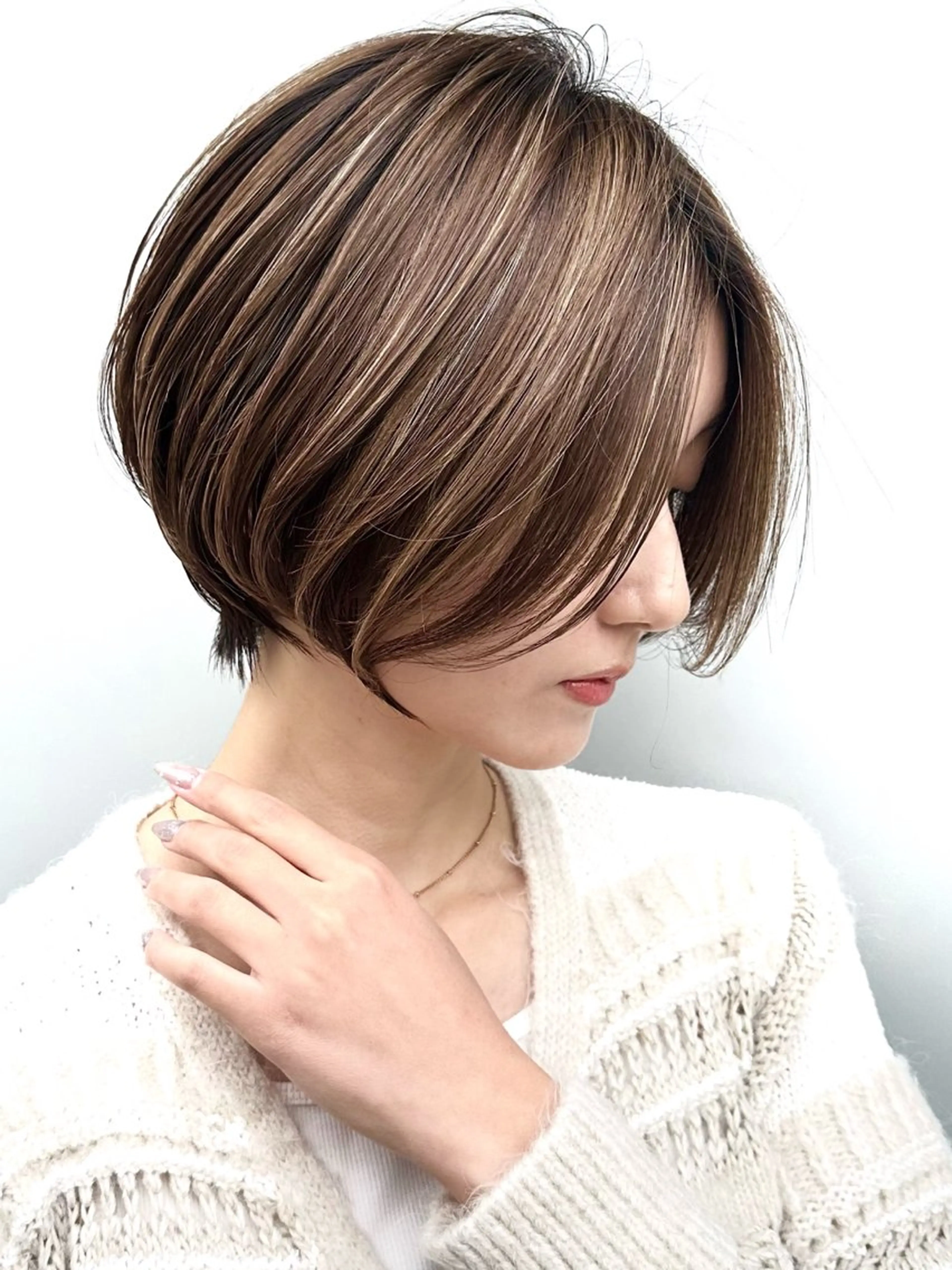 ショート 表参道/ パつっとボブ/千優のヘアスタイル