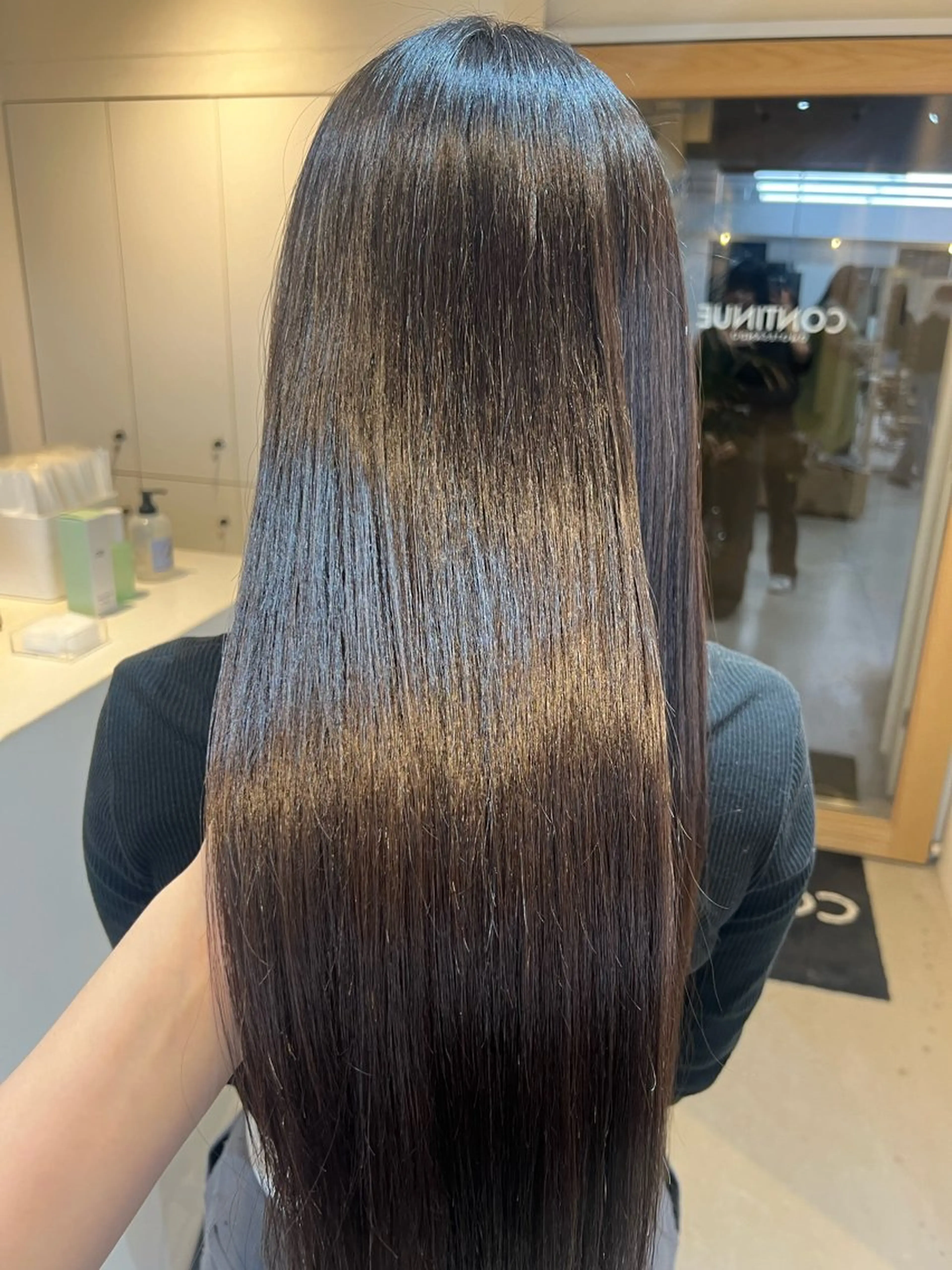 ロング 縮毛矯正 トリートメント 表参道/kozue/ 艶髪/髪質改善のヘアスタイル