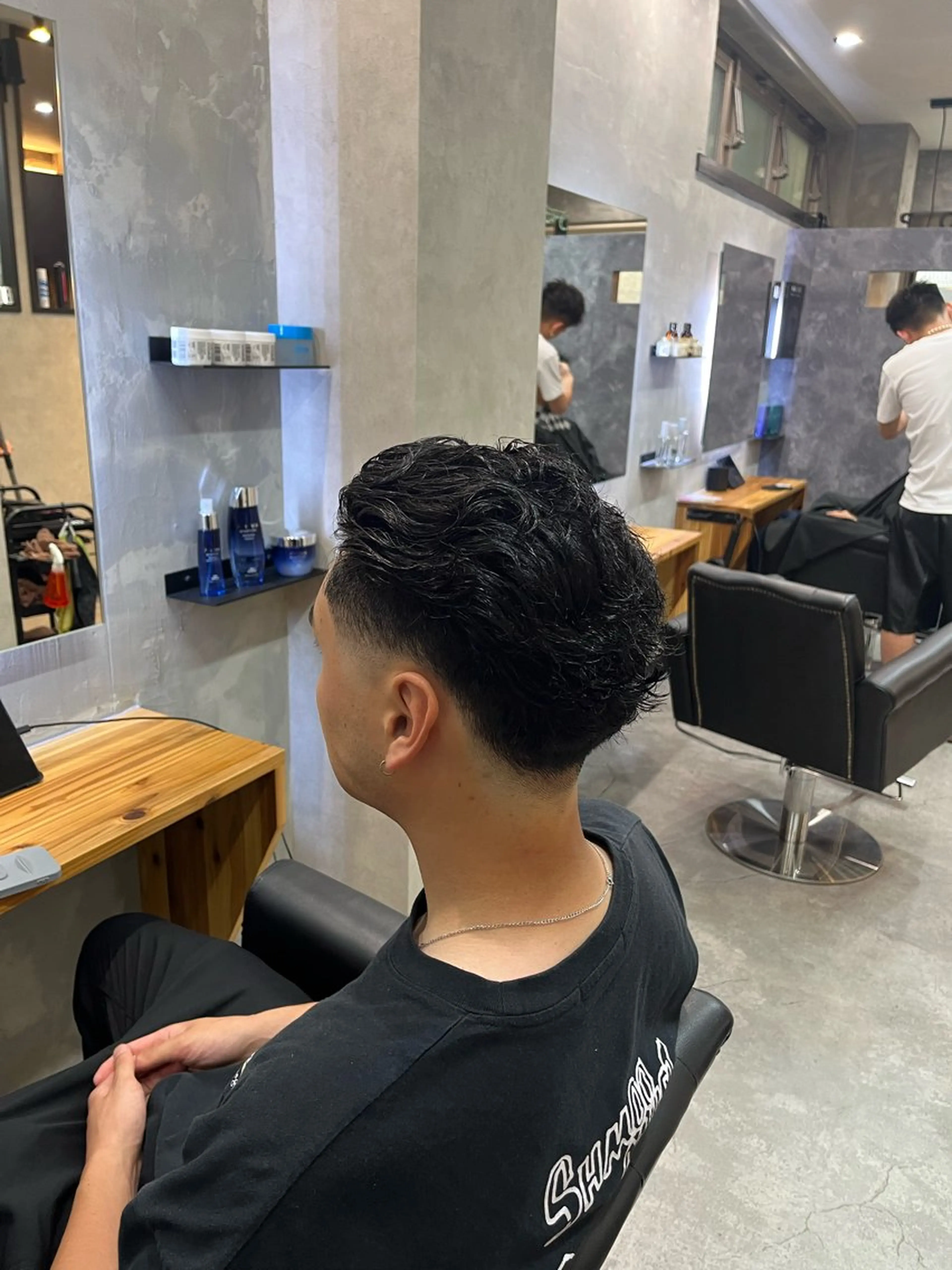 メンズ オールバック フェードカット 🔥横浜メンズ専門 美容師🔥福田竜作のヘアスタイル