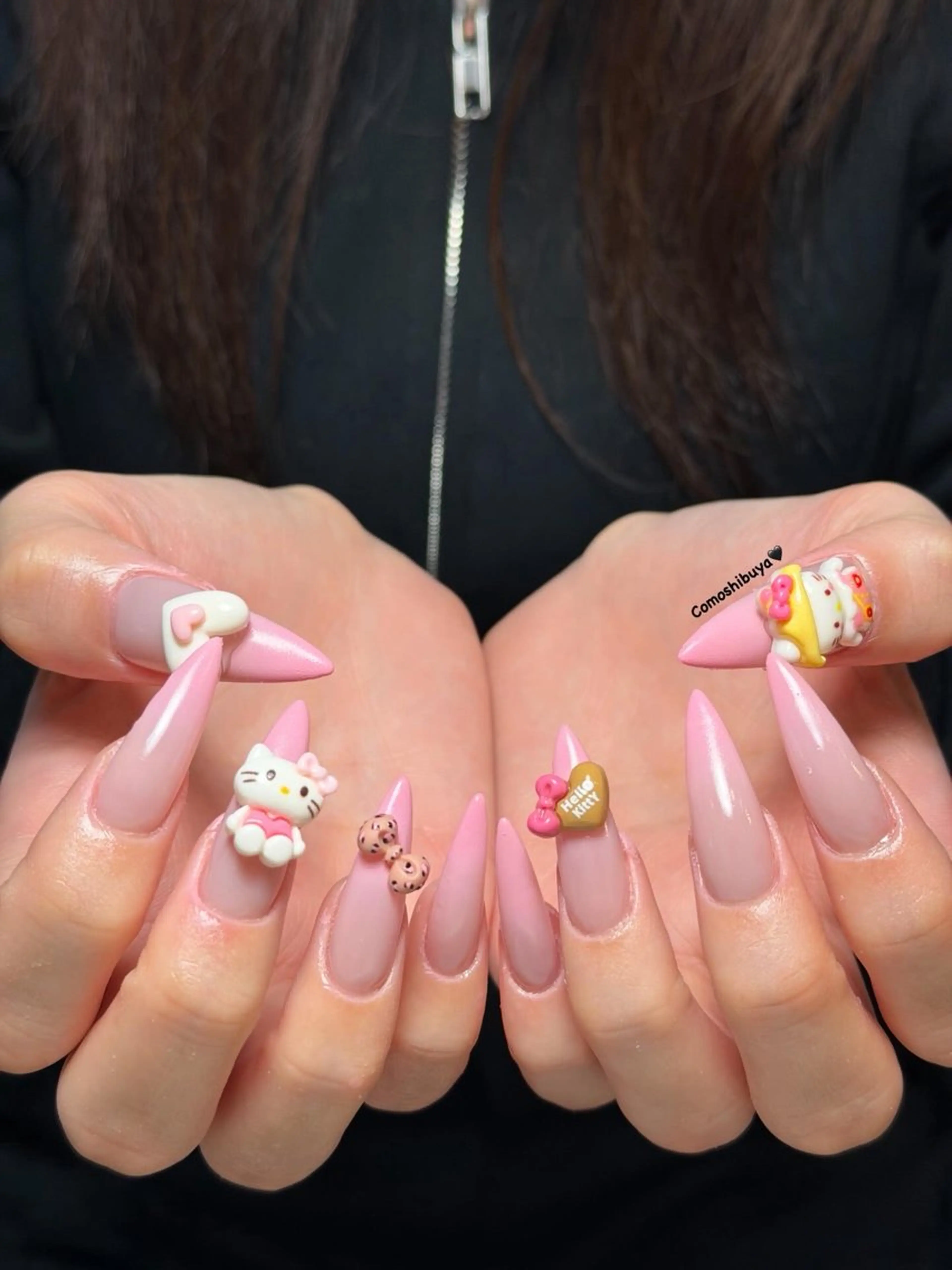 ネイル 韓国ネイル シンプルネイル ワンホンネイル ハンドネイル CoMo Nailのネイルデザイン
