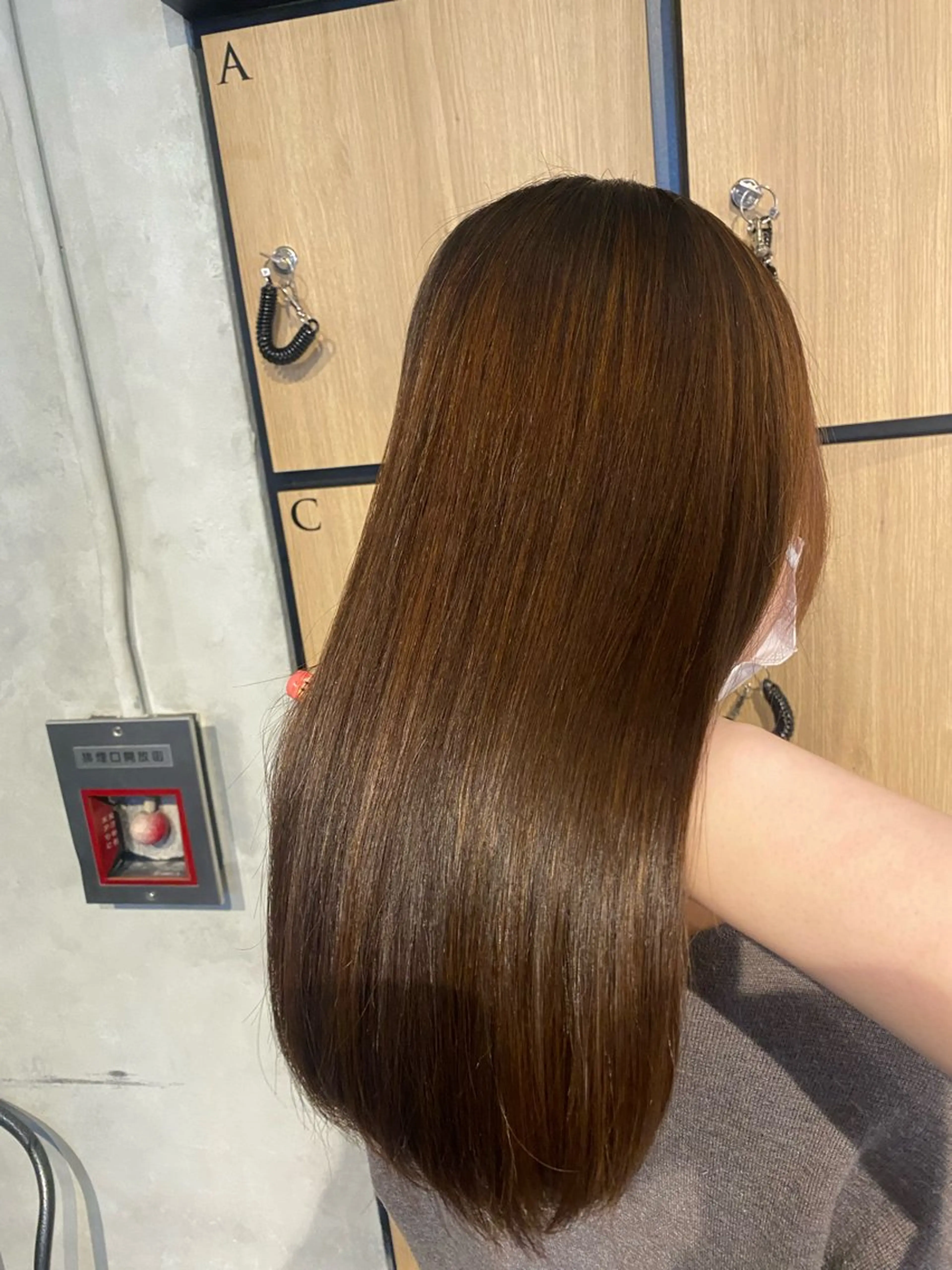 セミロング 髪質改善 トリートメント カット トリートメント Jewel Box東梅田所属・髪質改善サロン 梅田/ヨナミネのヘアスタイル