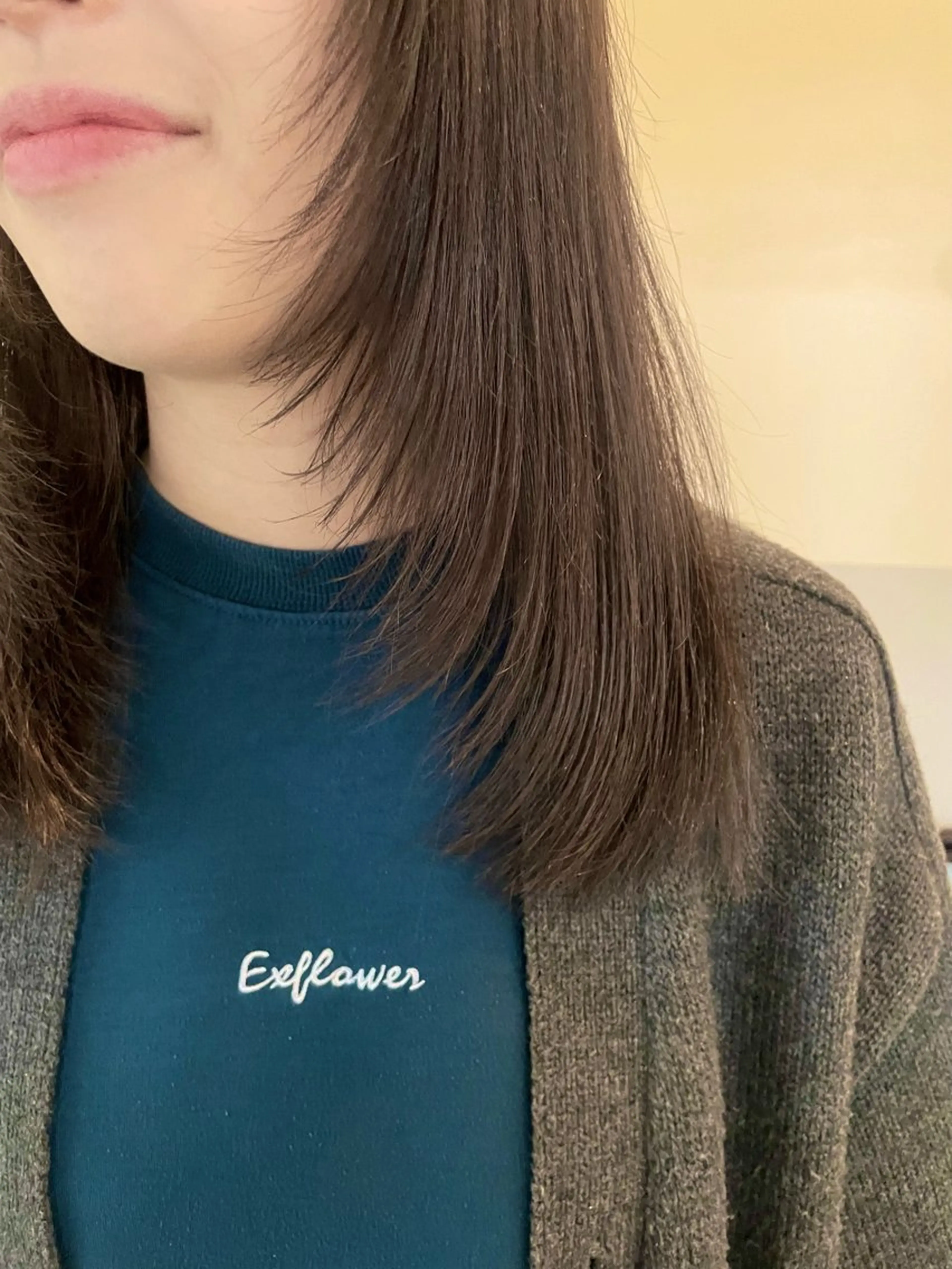 ミディアム 顔まわりレイヤー 顔周りカット レイヤーカット ノエ/ インナーカラー/高岳のヘアスタイル