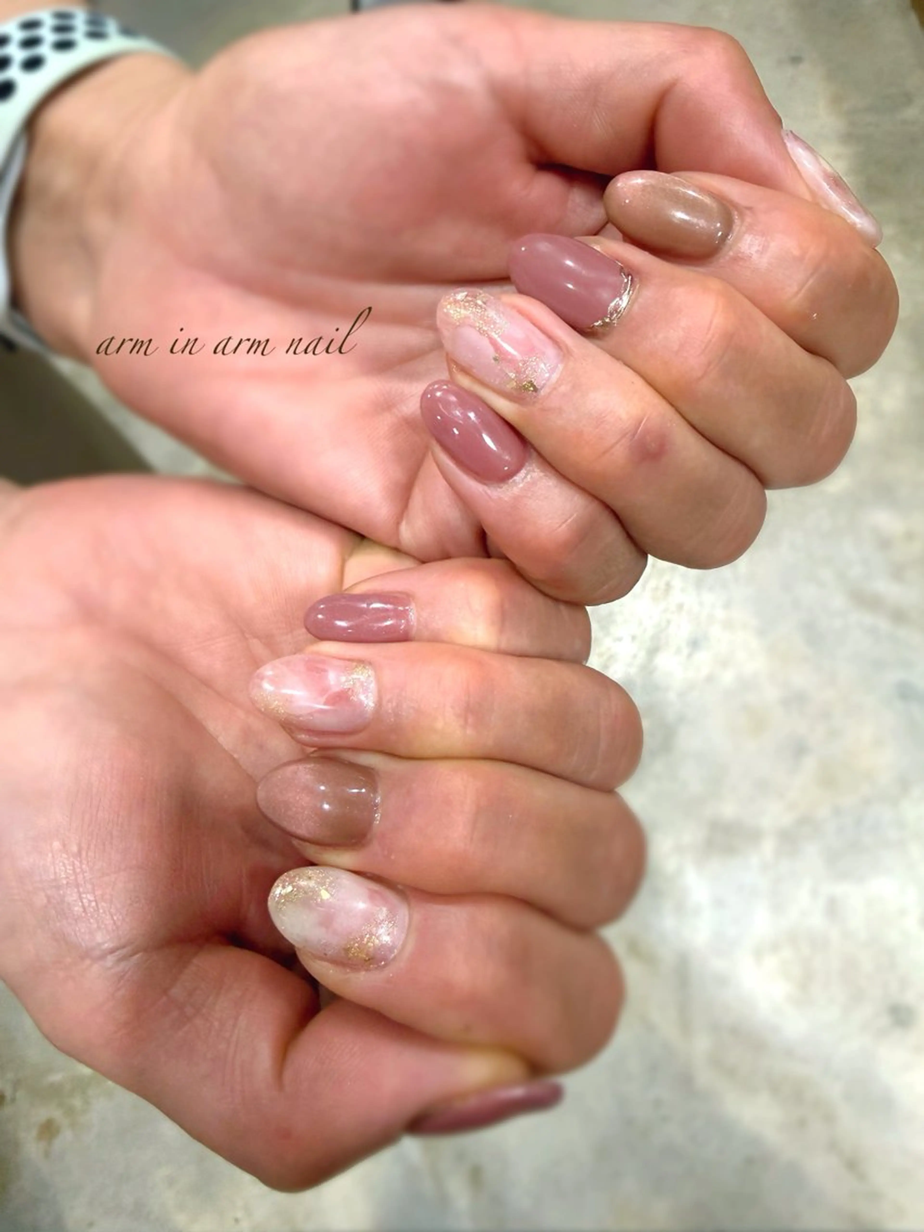 ネイル arm in arm ︎✿Yamamotoのマツエク・マツパデザイン