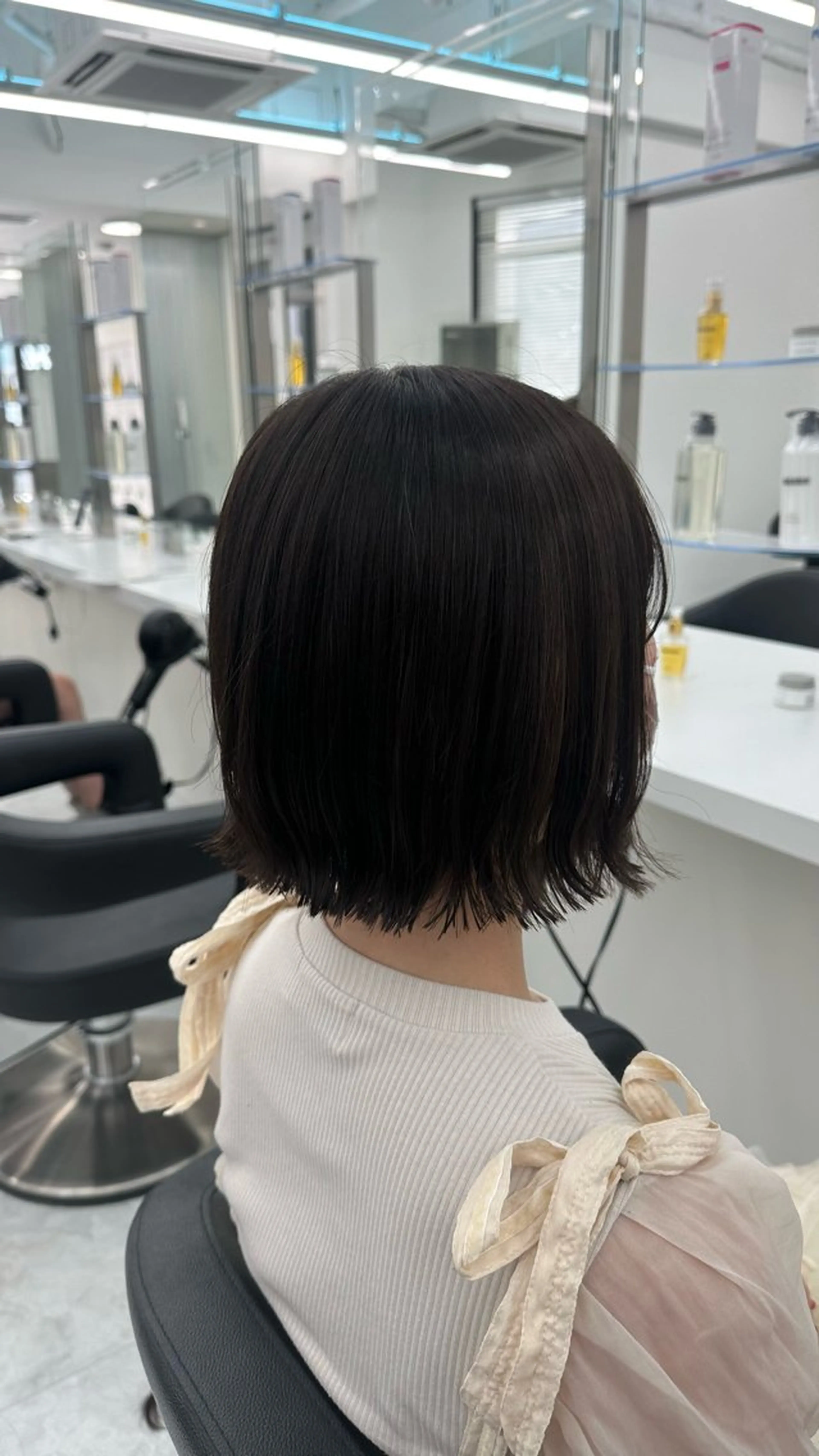 ミディアム カラー カット ヘアカラー トリートメント ヘッドスパ ヘアセット 似合わせstyle ❤︎misaki❤︎のヘアスタイル