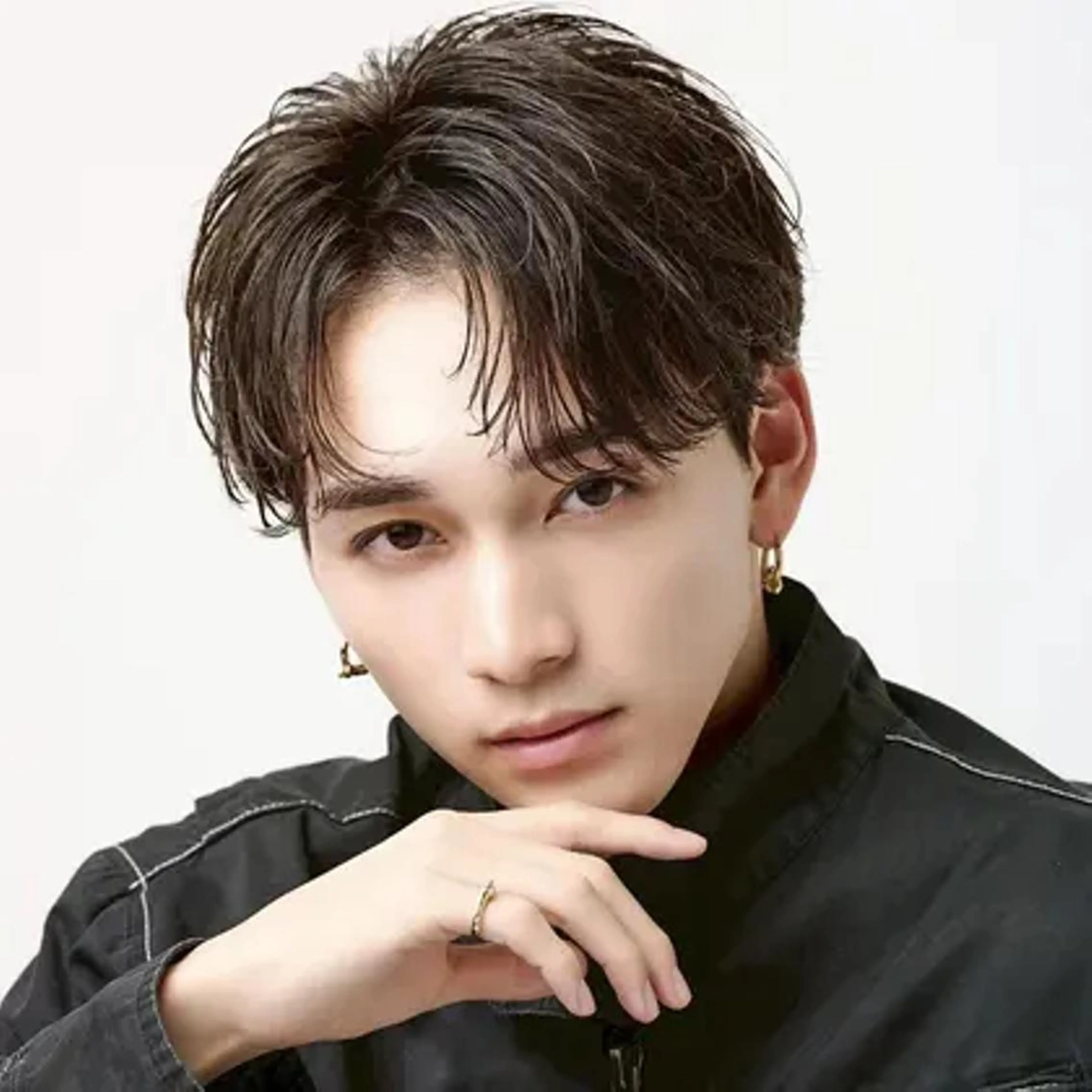 🔷垢抜けカラー🔷グレージュワンカラー　　メンズカラーモデルの写真