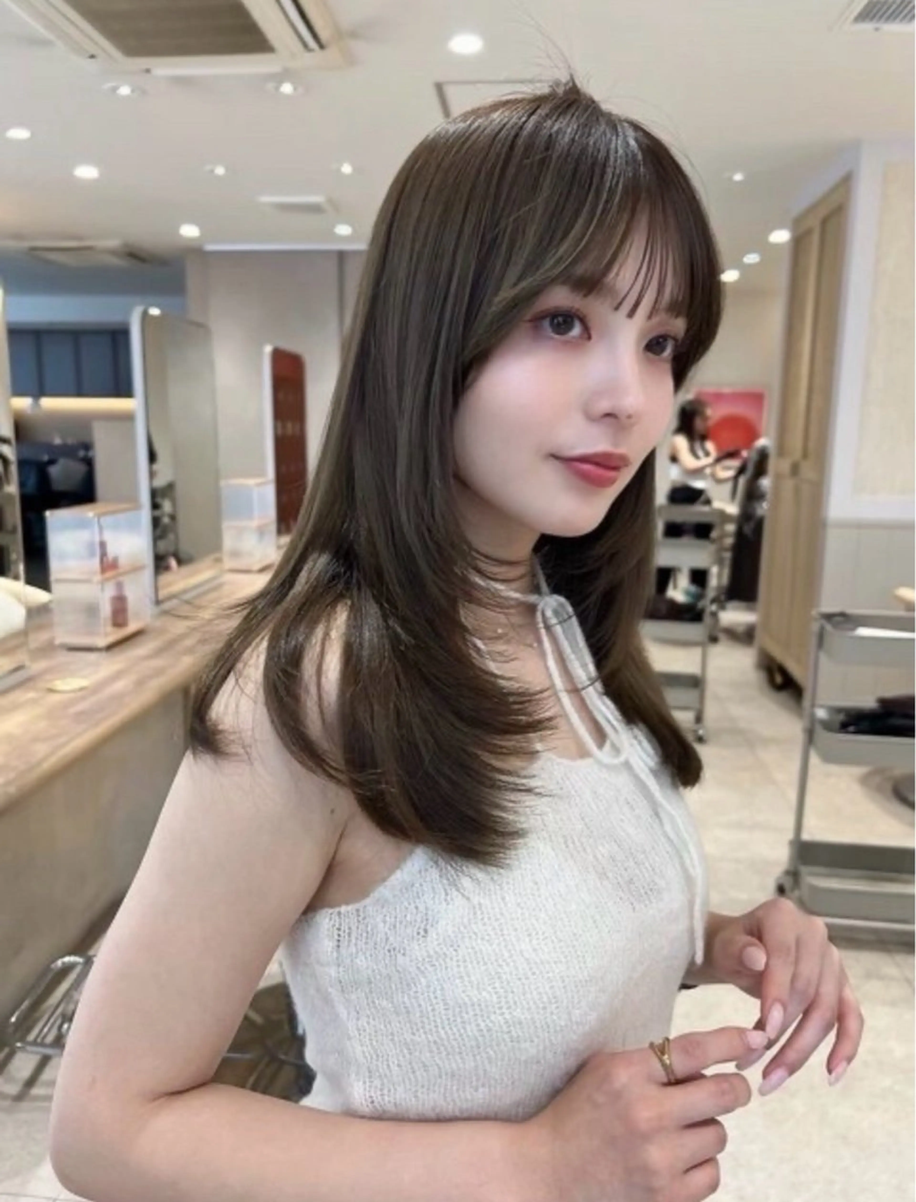 カラー 🍒HARUKA🍒 髪質改善/艶髪/韓国のヘアスタイル