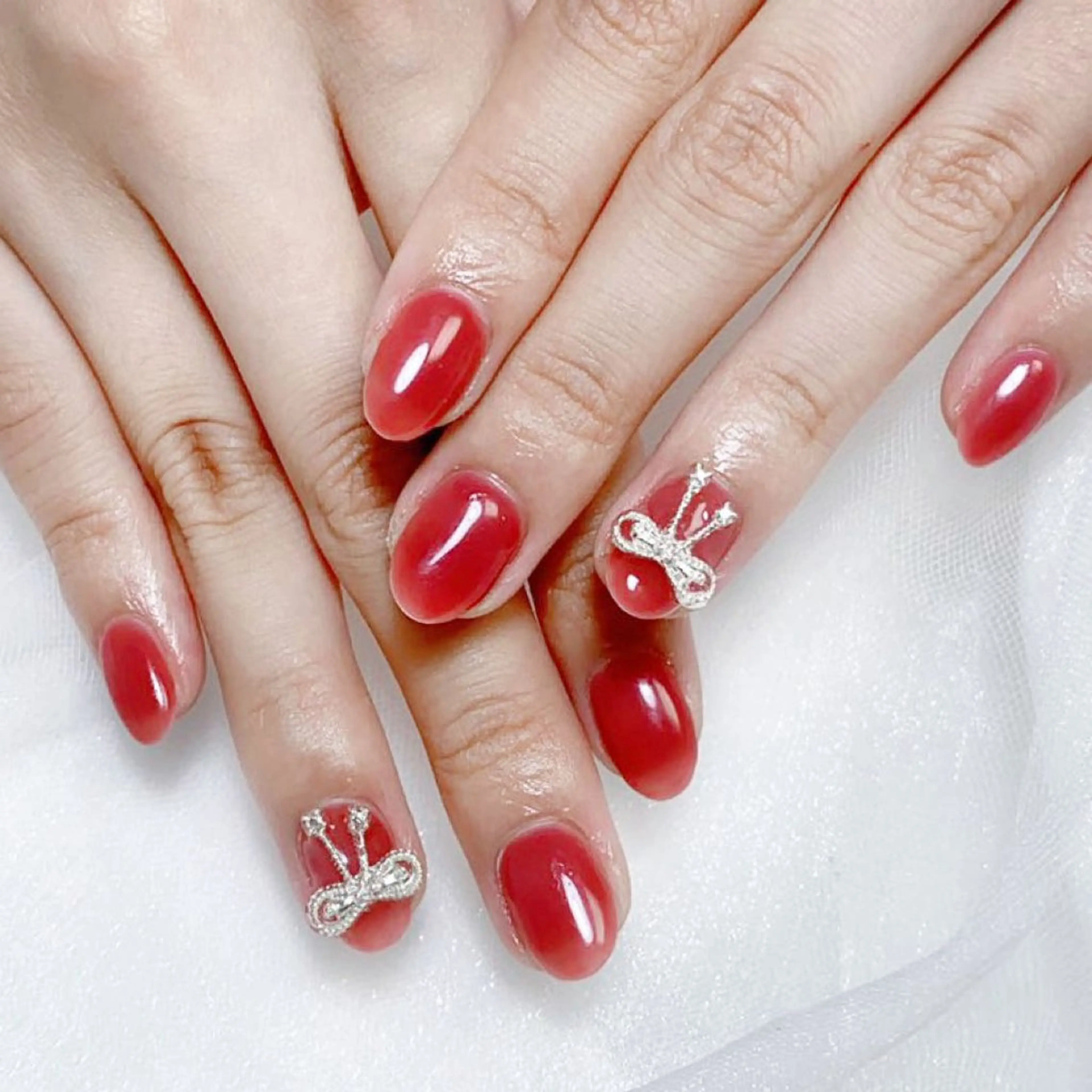 メンズ ネイル ワンカラーネイル Nail salon 木にいるのネイルデザイン