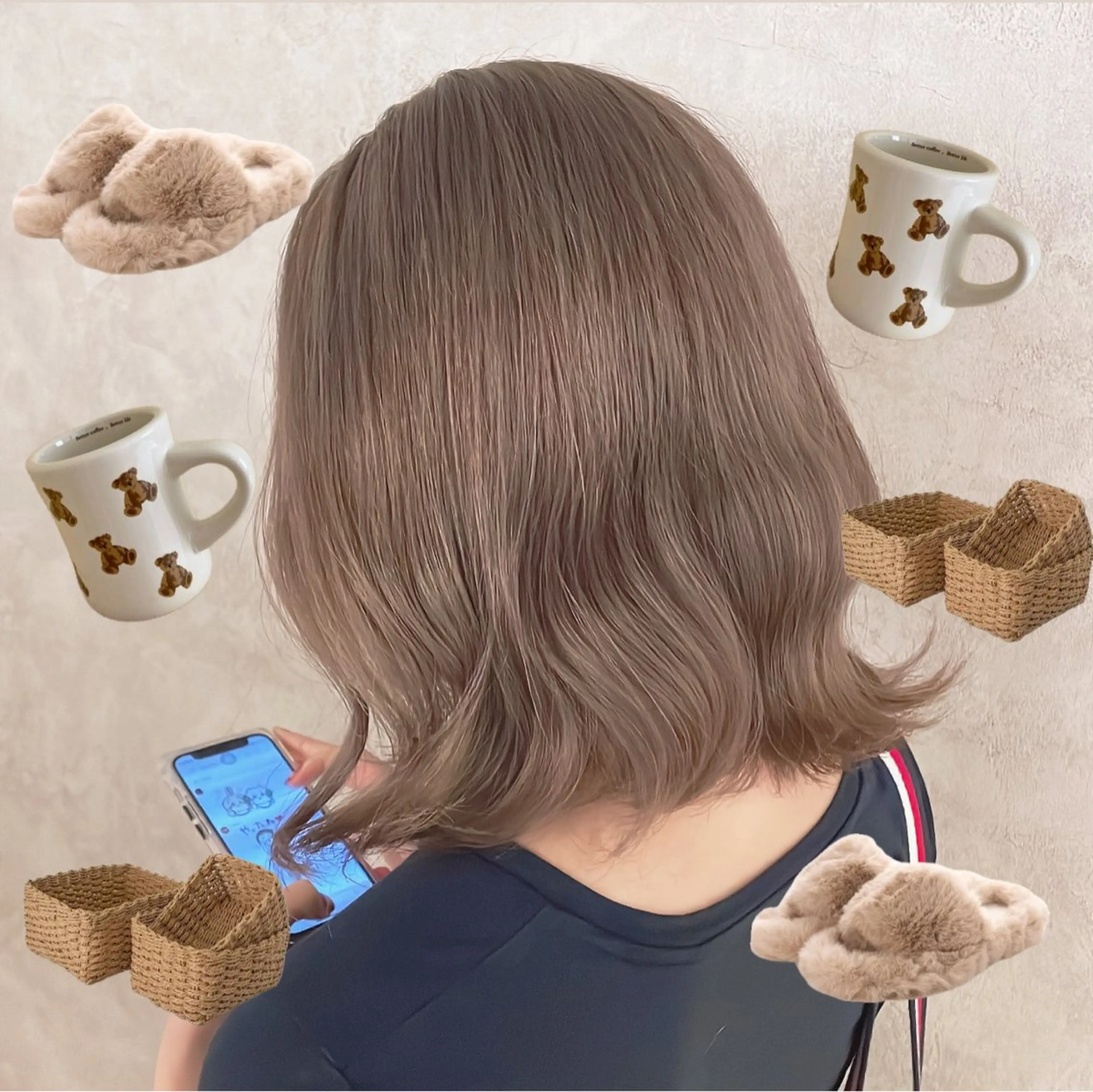 カラー ヘアカラー トリートメント 渋谷:インナーカラー ／🍒エリカ🍒のヘアスタイル