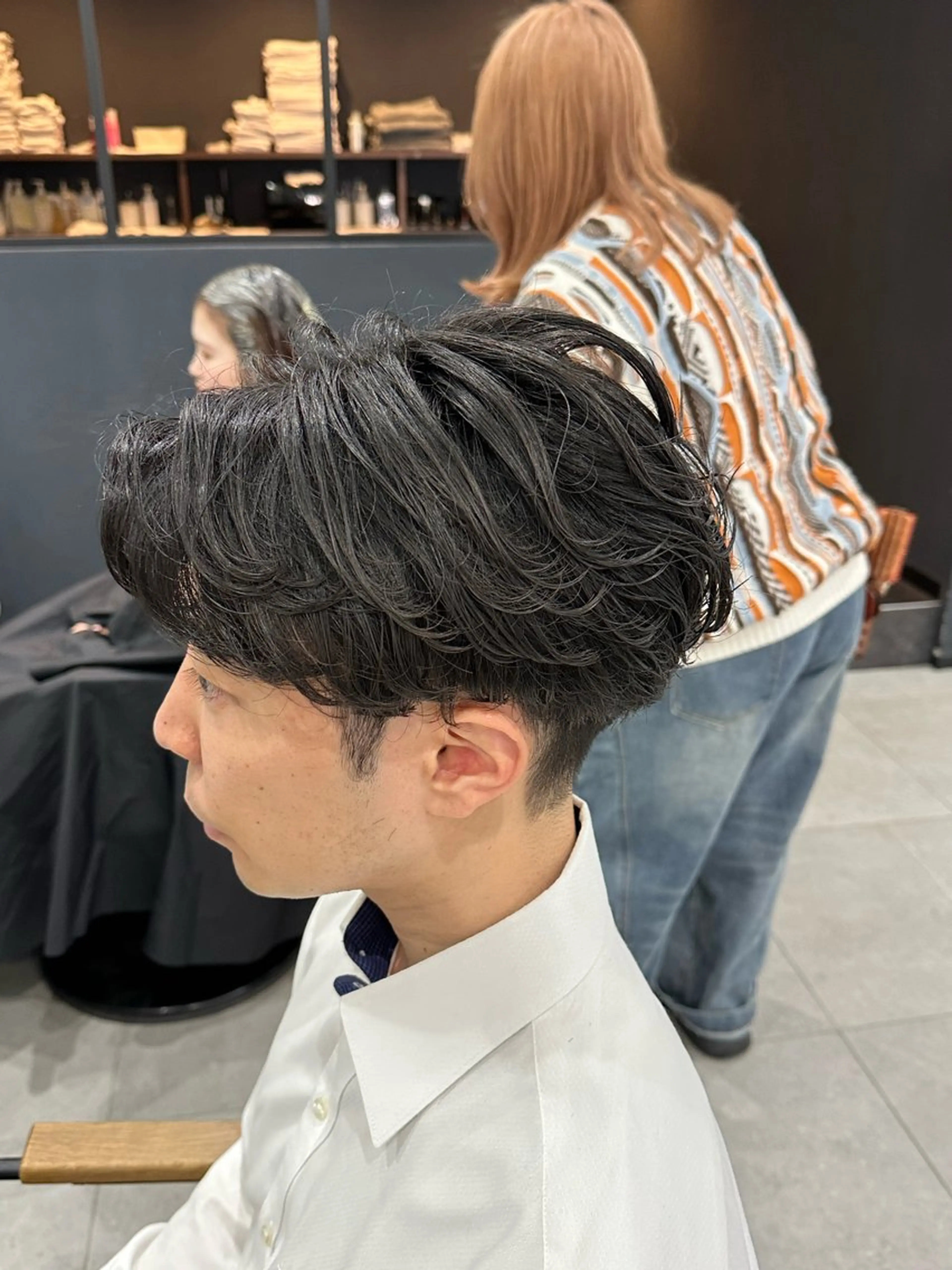 パーマ カット パーマ シガ ミクトのヘアスタイル