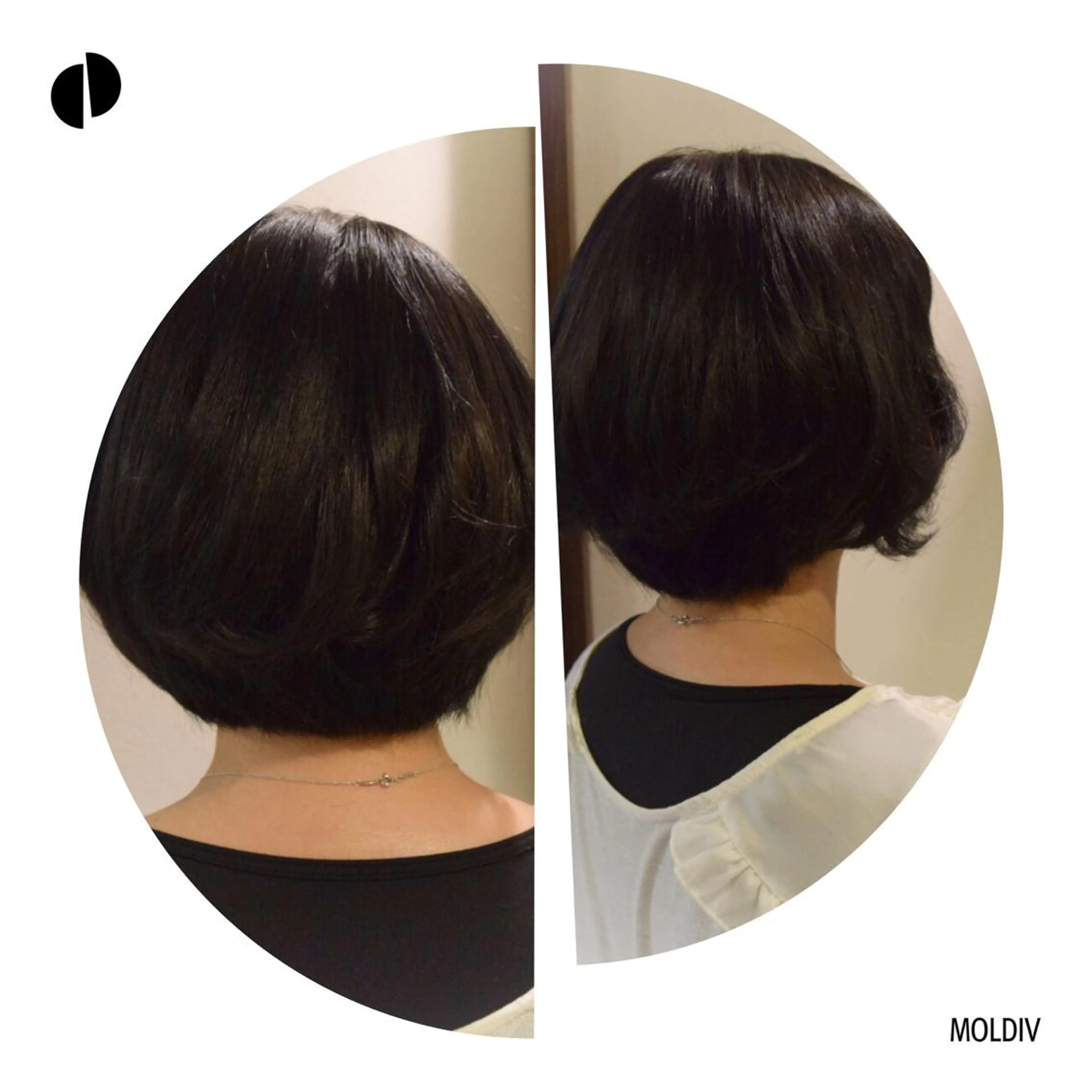 ショート カラー アッシュ ブリーチ ダークアッシュ ✨縮毛矯正✨髪質改善 ナカシマ ユミのヘアスタイル