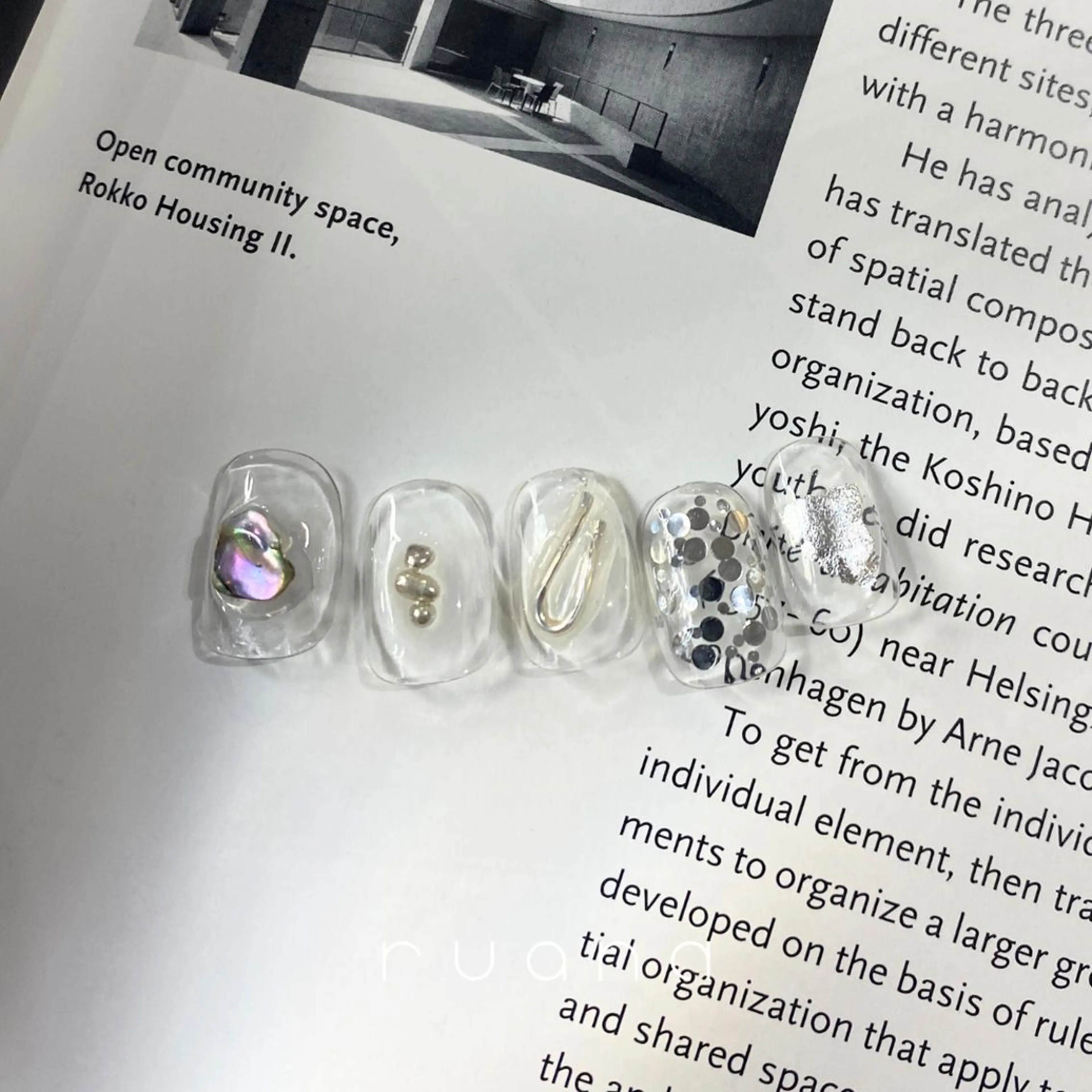 ネイル ハンドネイル 中西 心純愛のネイルデザイン