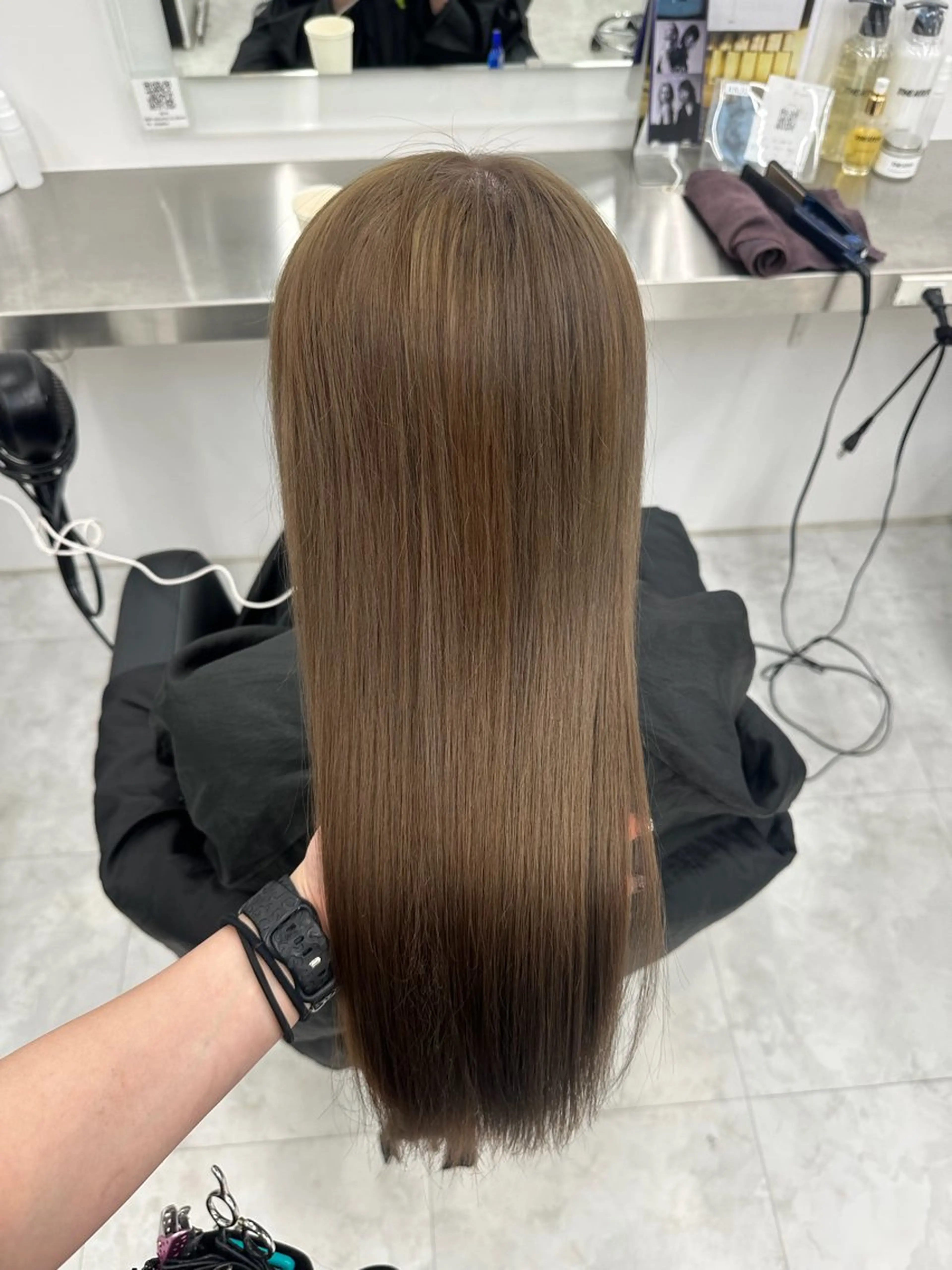 カラー ヘアカラー トリートメント 透明感ベージュ 🎀Anju/渋谷のヘアスタイル