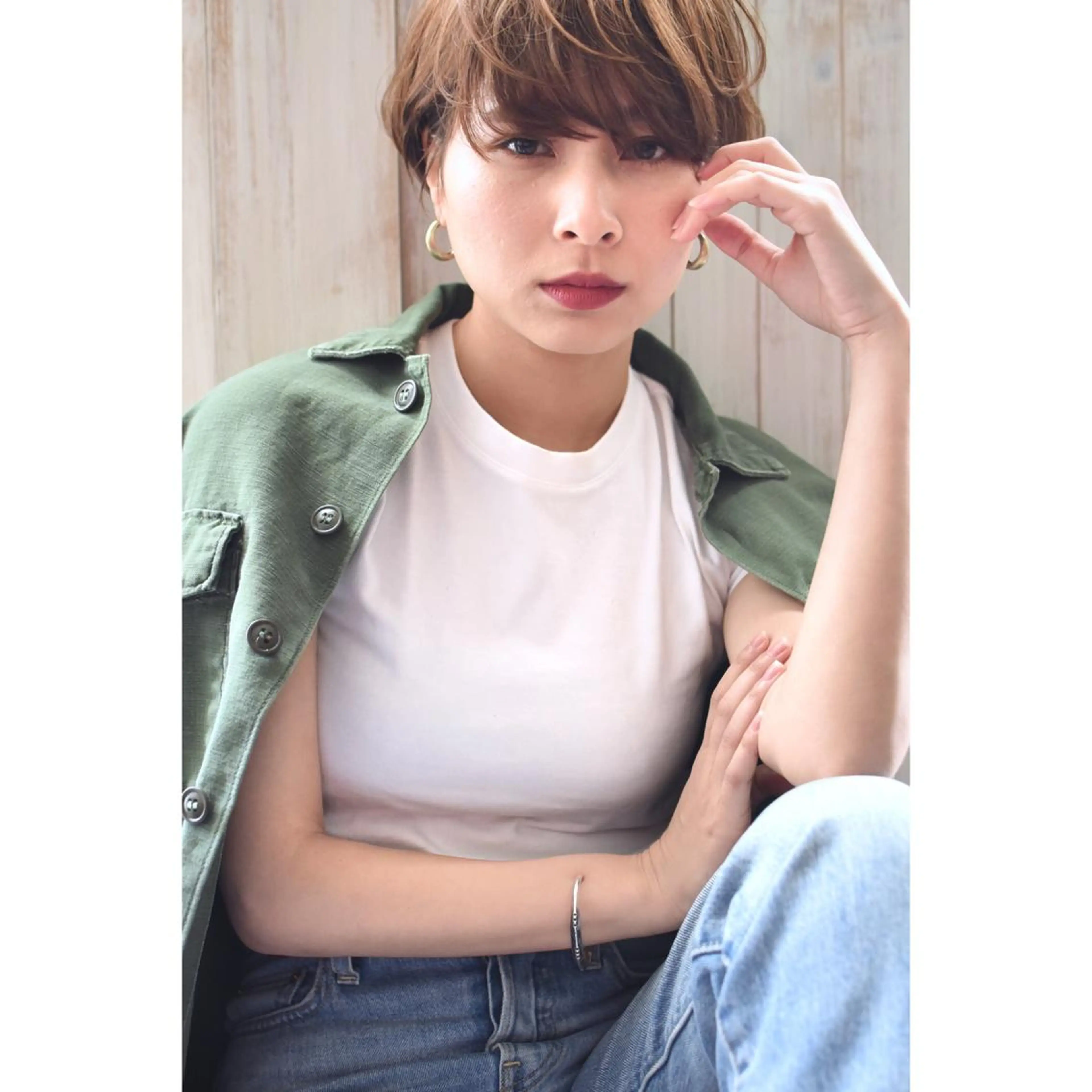 ショート カラー パーマ メンズ カット ヘアカラー トリートメント 高評価/パーマ平塚 章悟【tetsu】のヘアスタイル