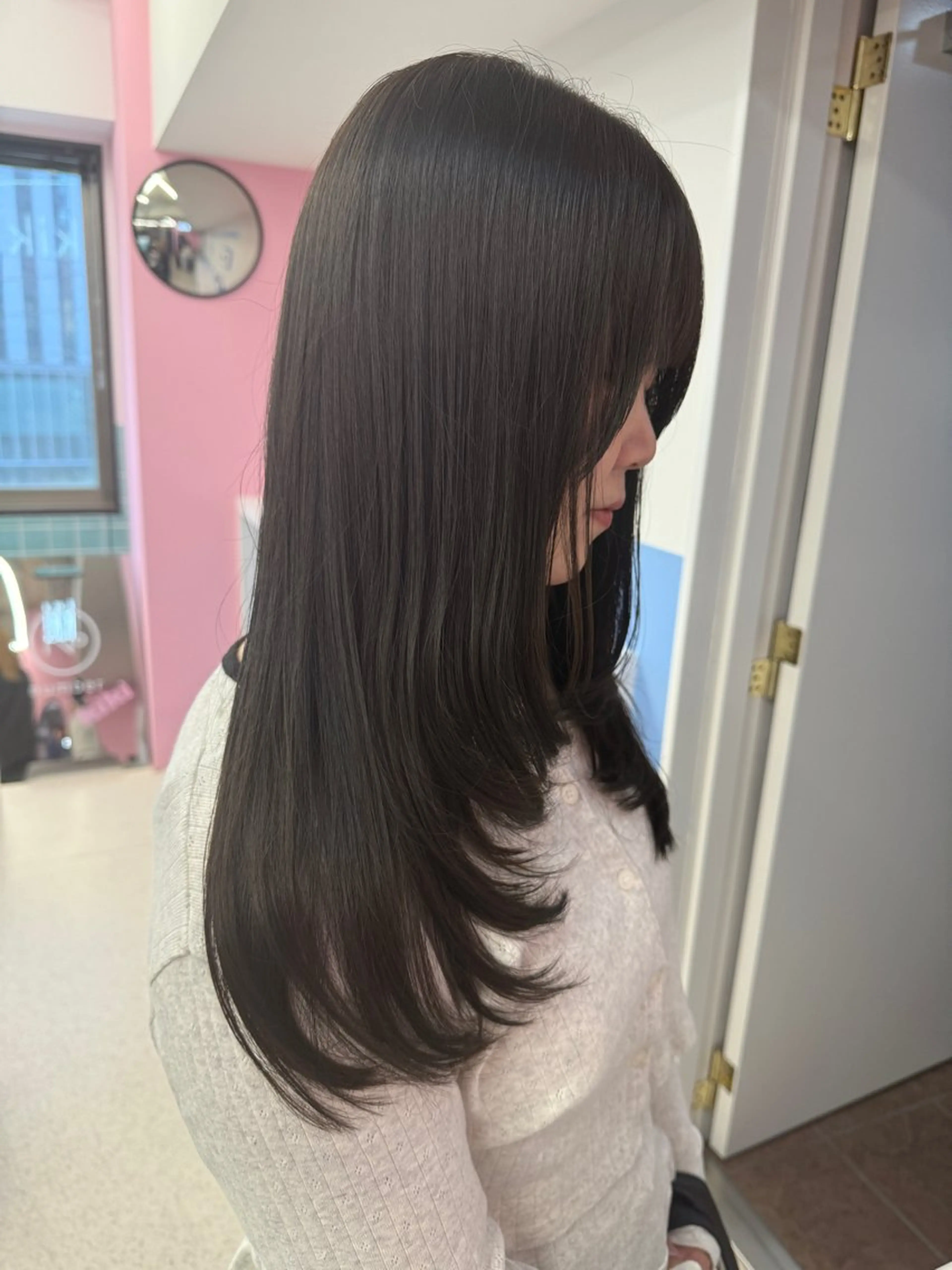 ロング 透明感 オリーブ/ Anna ʚ🎀ɞのヘアスタイル