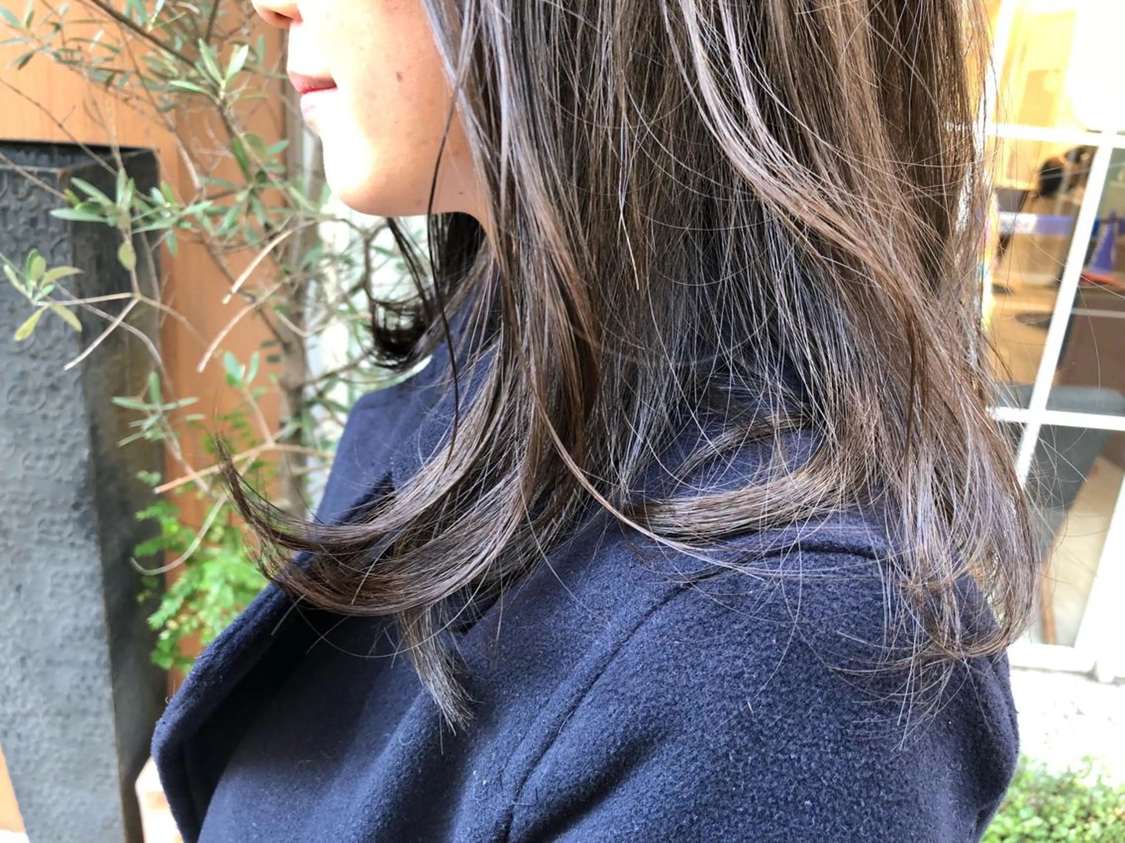 セミロング カラー レイヤーカット✂️ 横浜No1♡下鳥翔子のヘアスタイル