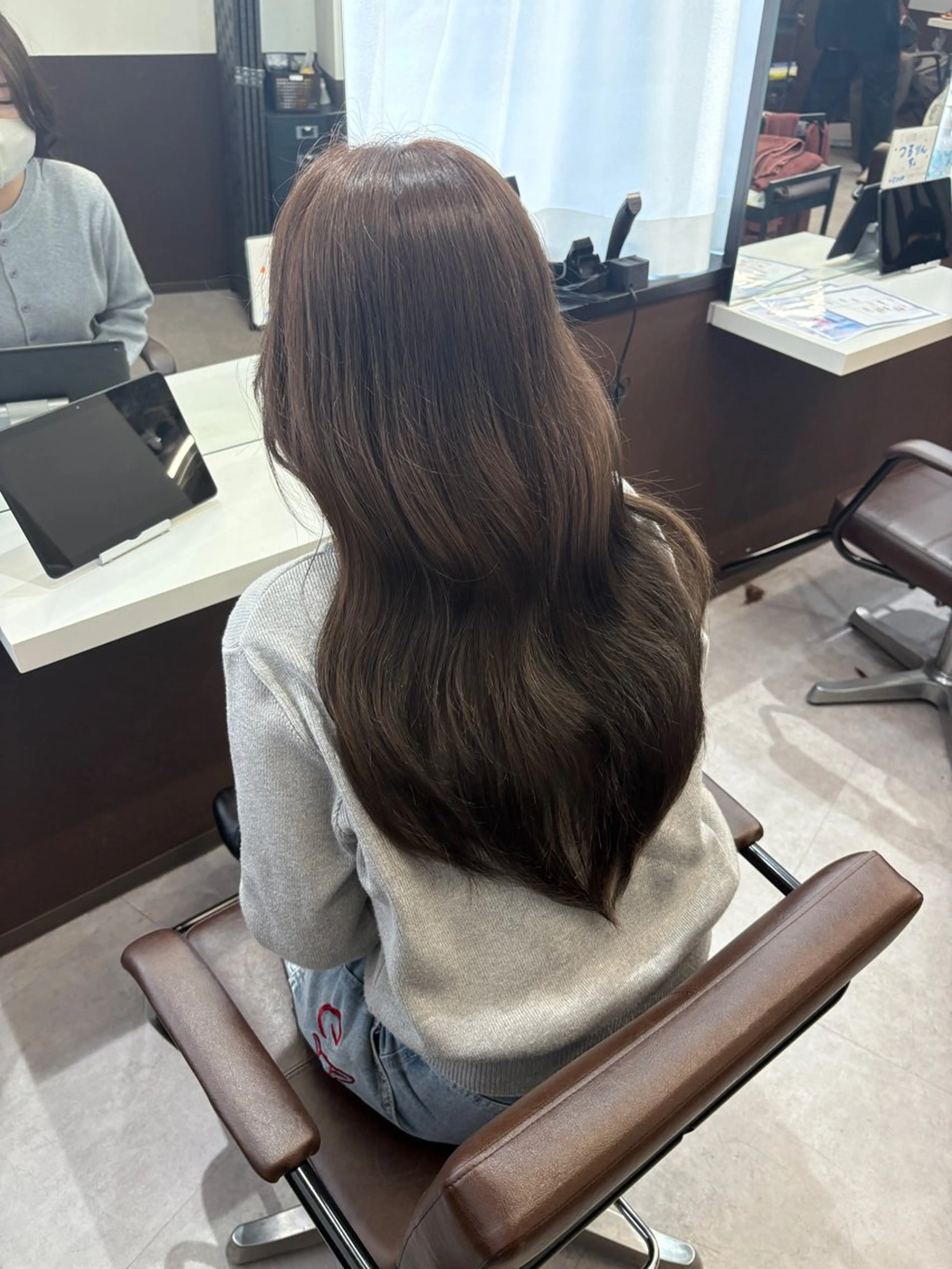 ロング カラー 韓国×髪質改善カラー 💎hinaのヘアスタイル