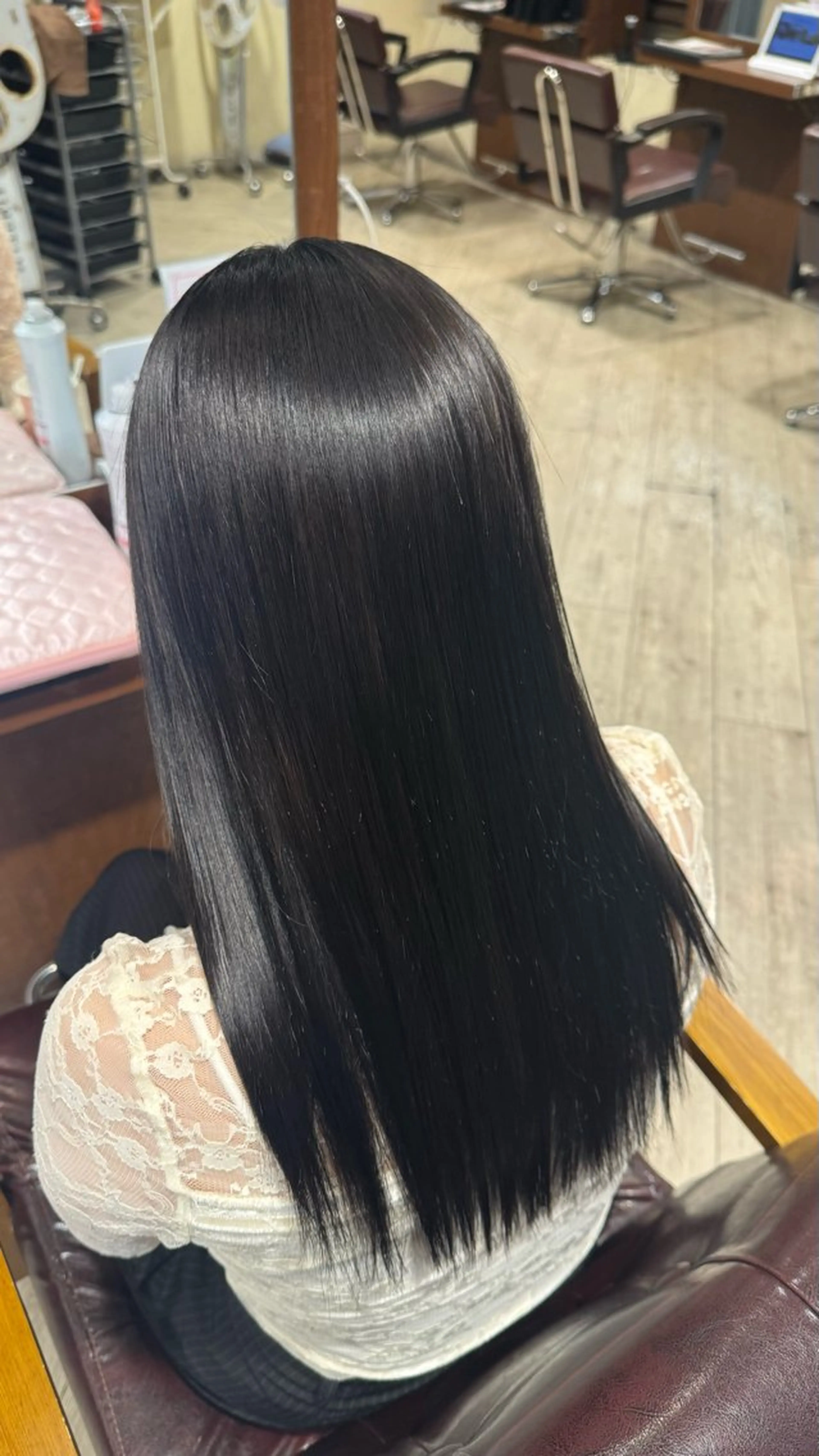 ロング カラー トリートメント ヘアカラー トリートメント カラーモデル募集中 🌱amane 🌱のヘアスタイル
