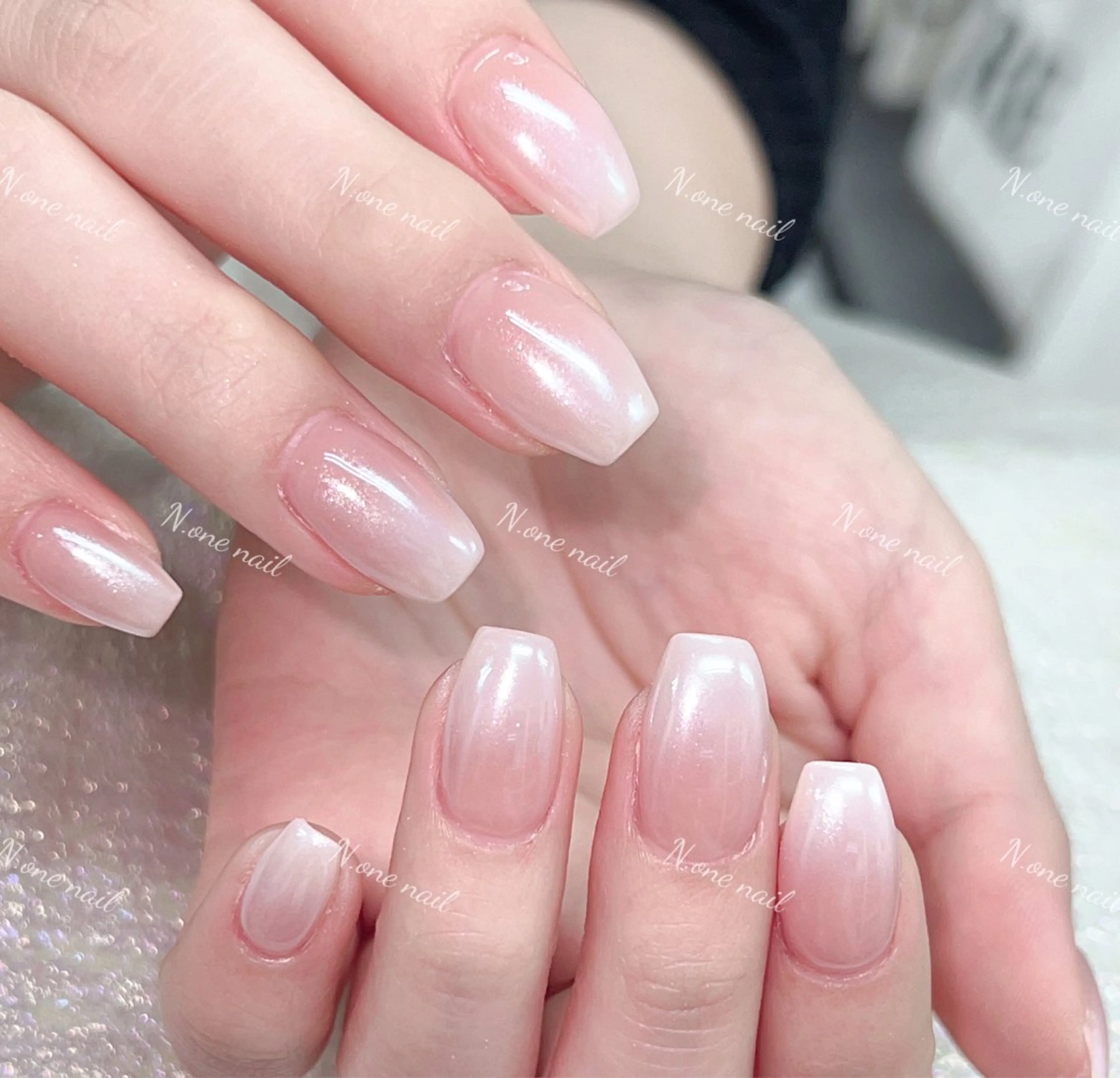 ネイル 長いだし/スカルプ/ パラシェルN.oneのネイルデザイン