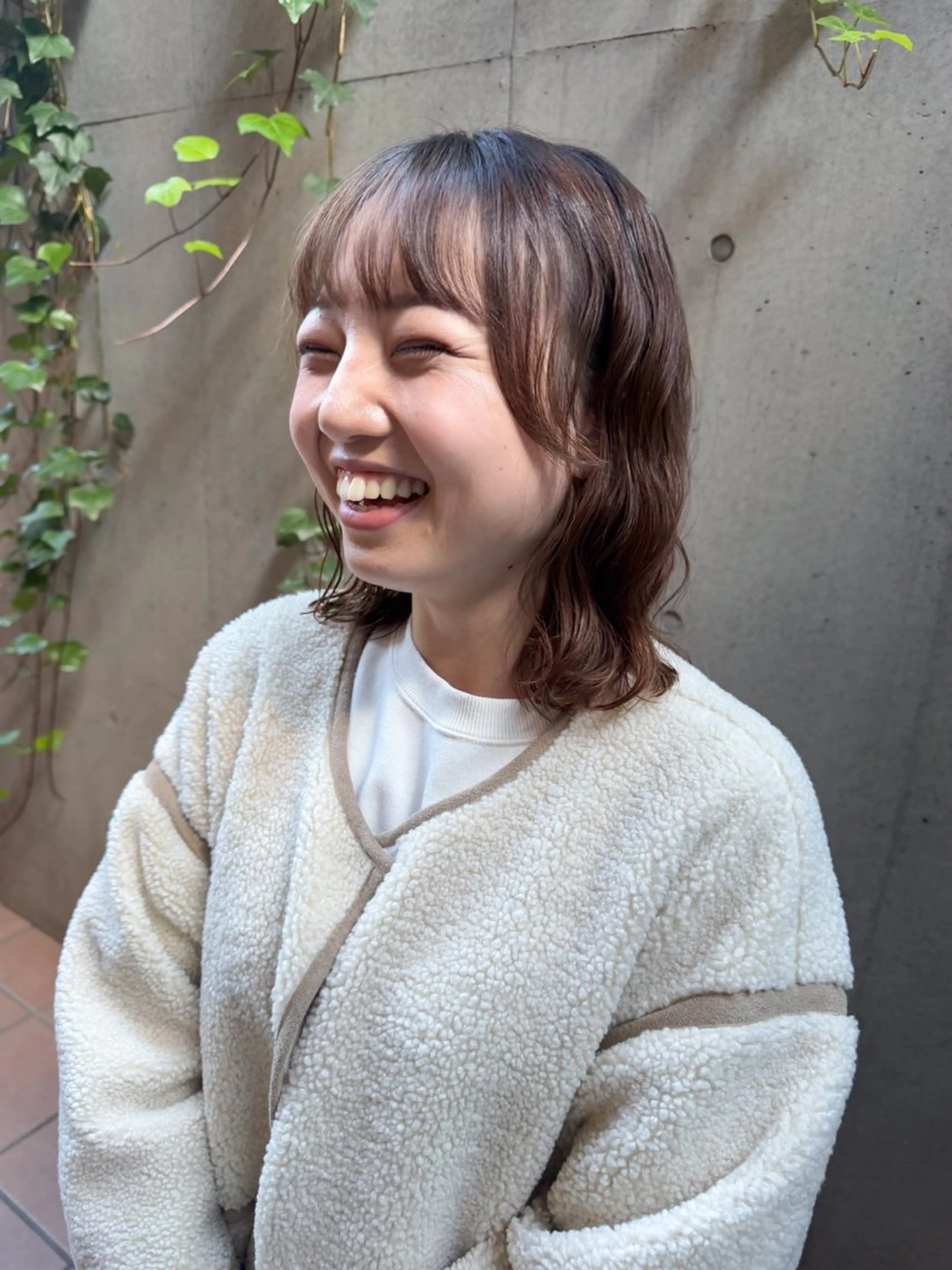 ショート カラー パーマ カット パーマ 大橋 芽衣のヘアスタイル