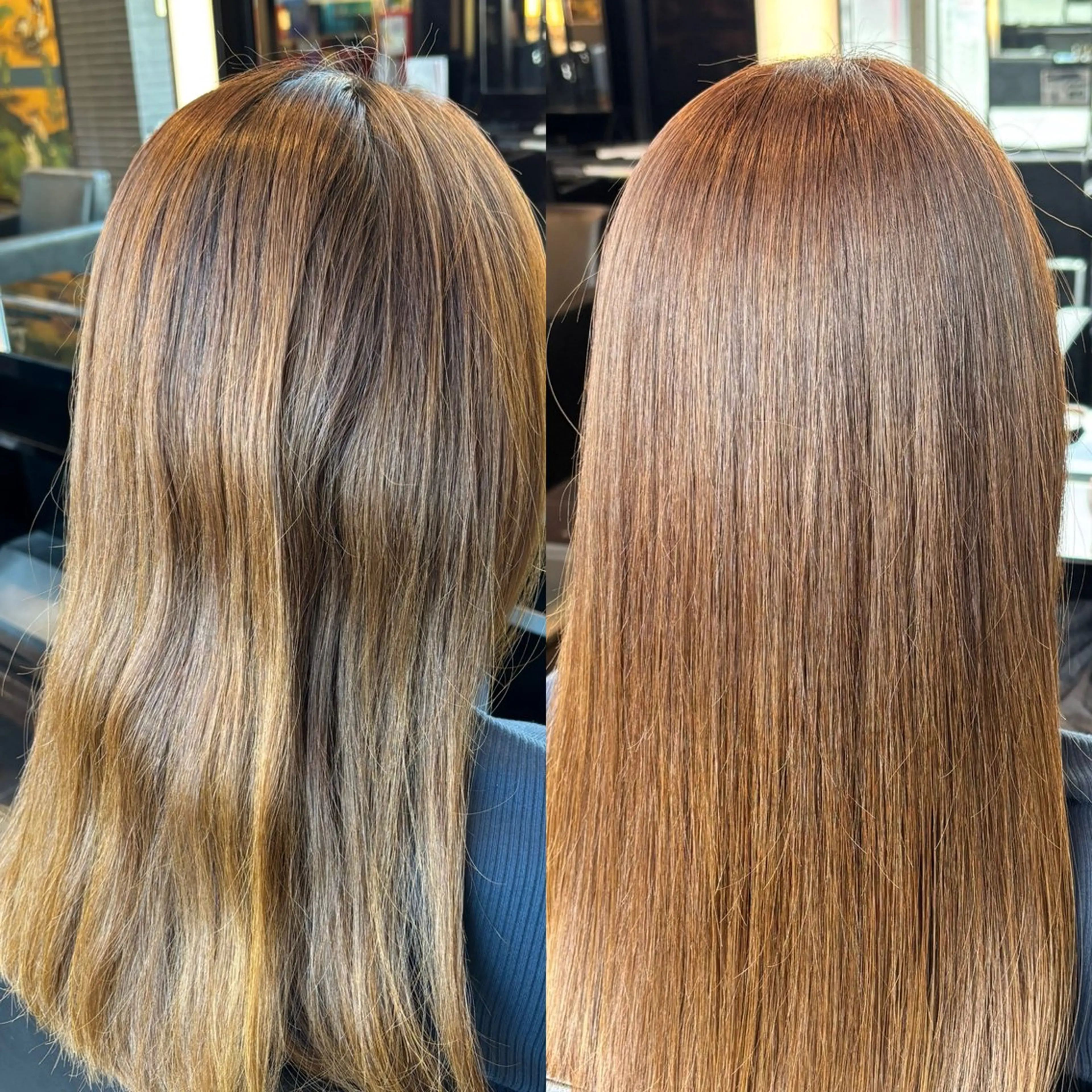 ロング 縮毛矯正/髪質改善 ルクア9F/小倉悠佑のヘアスタイル