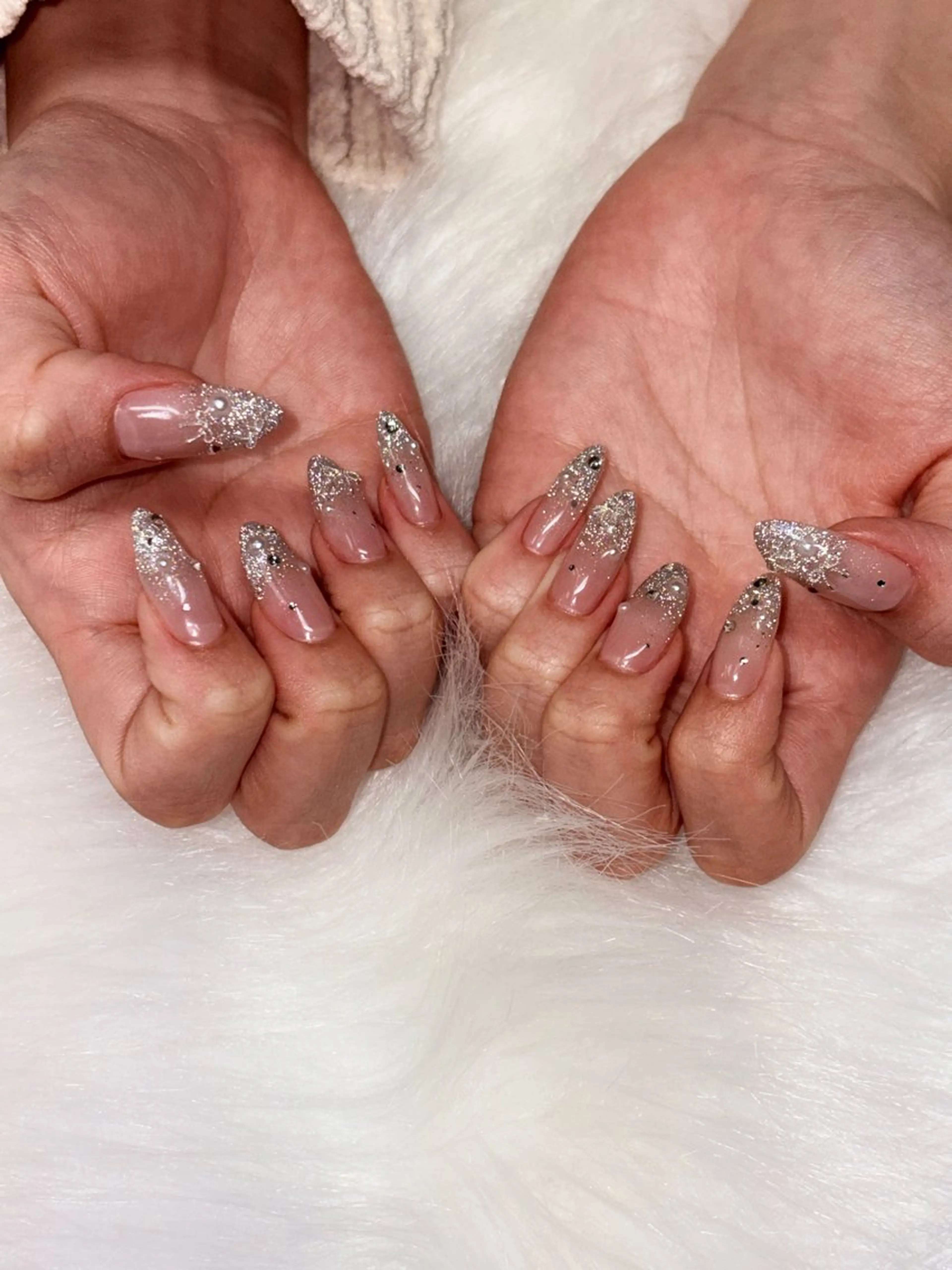 ネイル ハンドネイル HALO ネイルモデル募集中のネイルデザイン