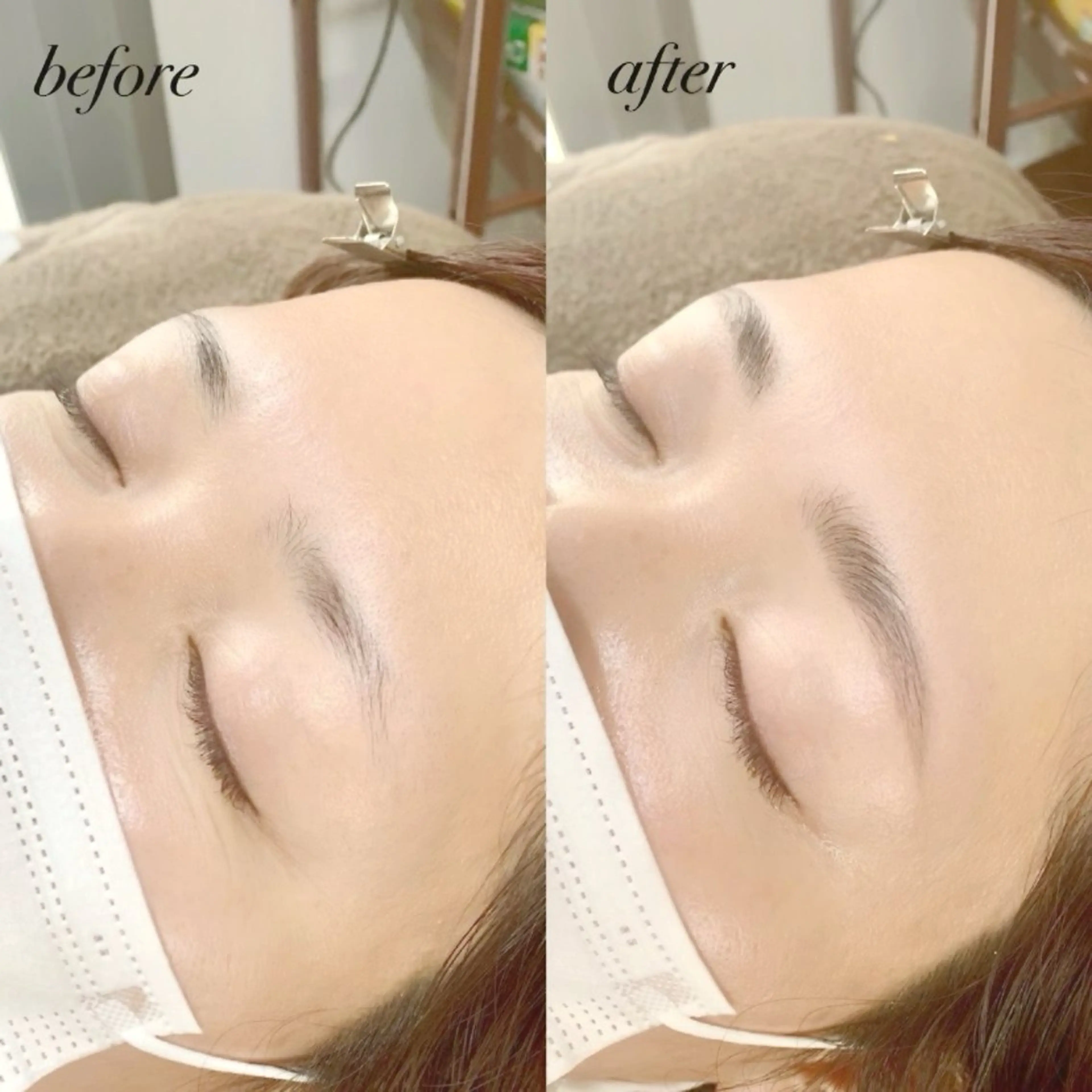 ハリウッドブロウリフト(メイクは別途500円)の写真