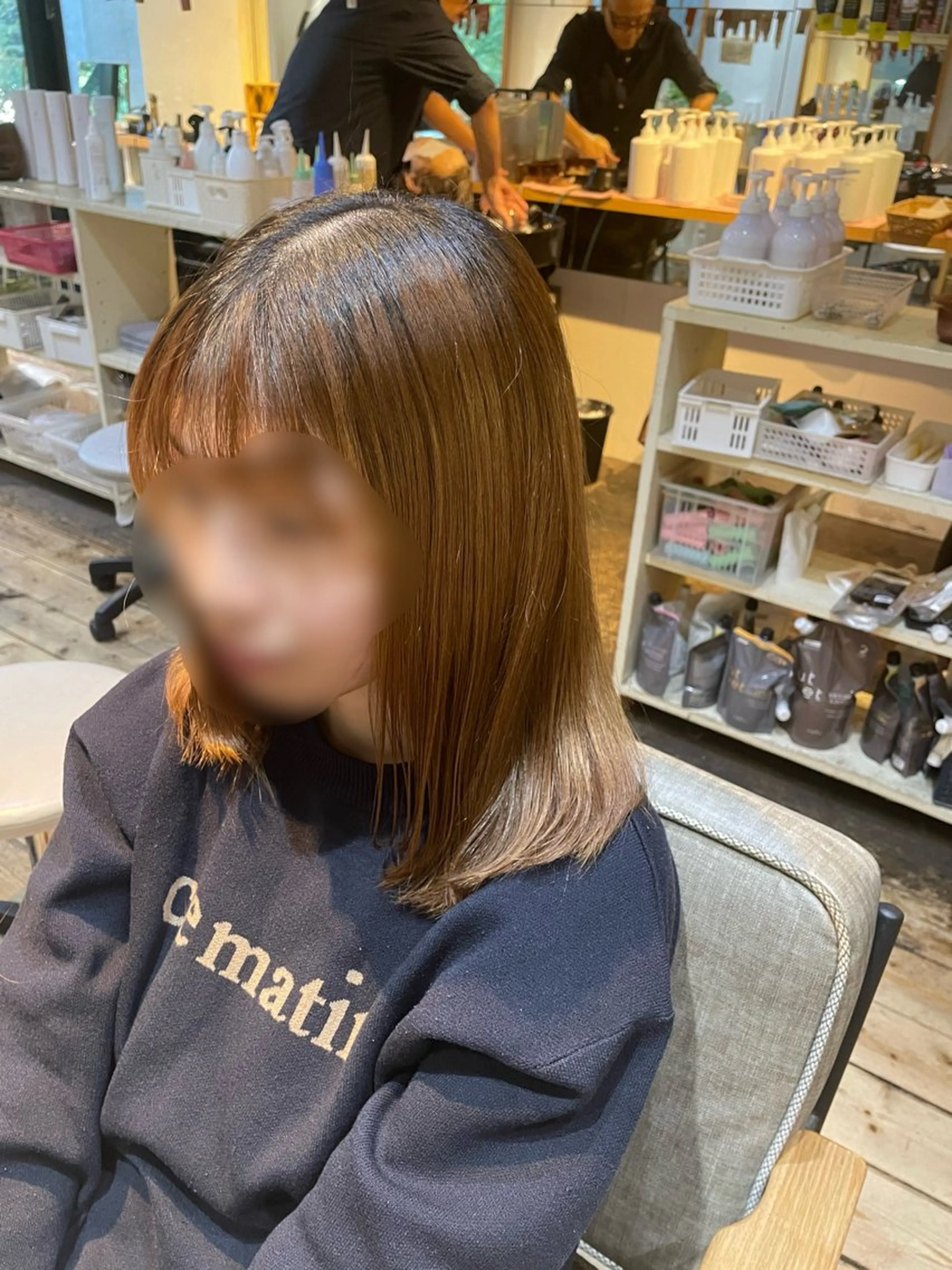 ミディアム 脇 麻紘のヘアスタイル