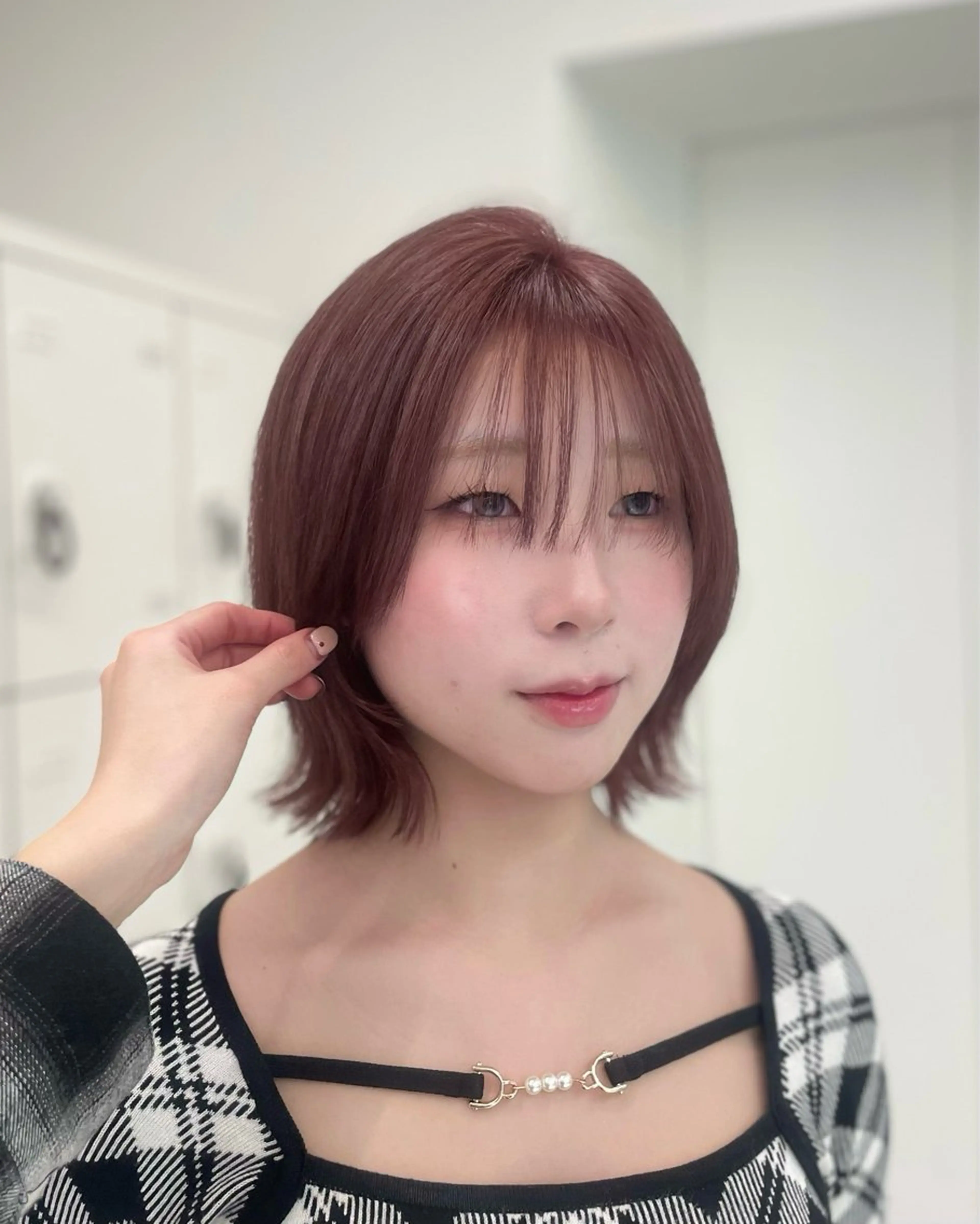 ショート カラー ヘアカラー トリートメント ヘッドスパ 艶モテ・韓国スタイル 🤍りんのヘアスタイル