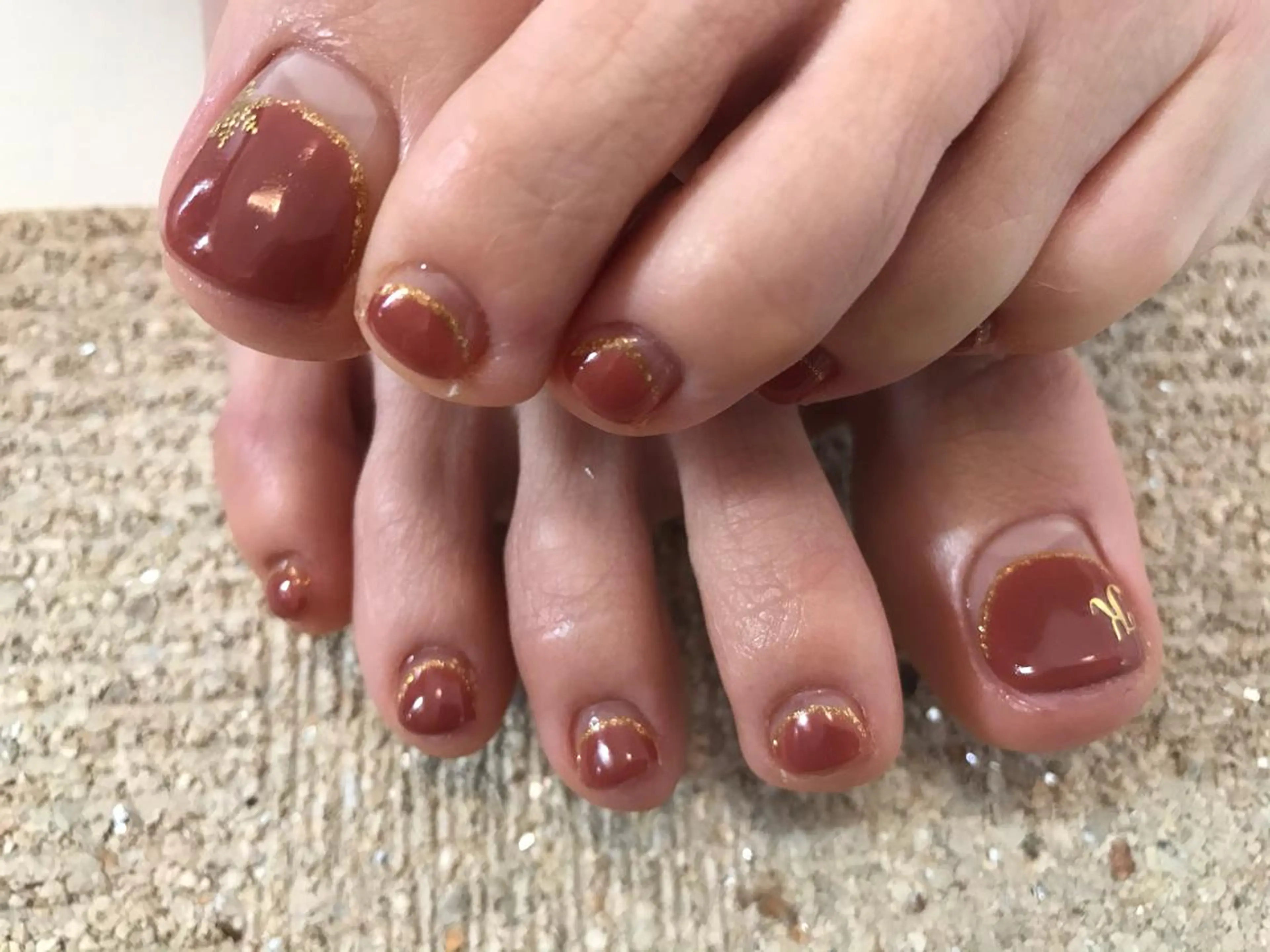 ネイル フットネイル フレンチネイル Nailist Missaのネイルデザイン