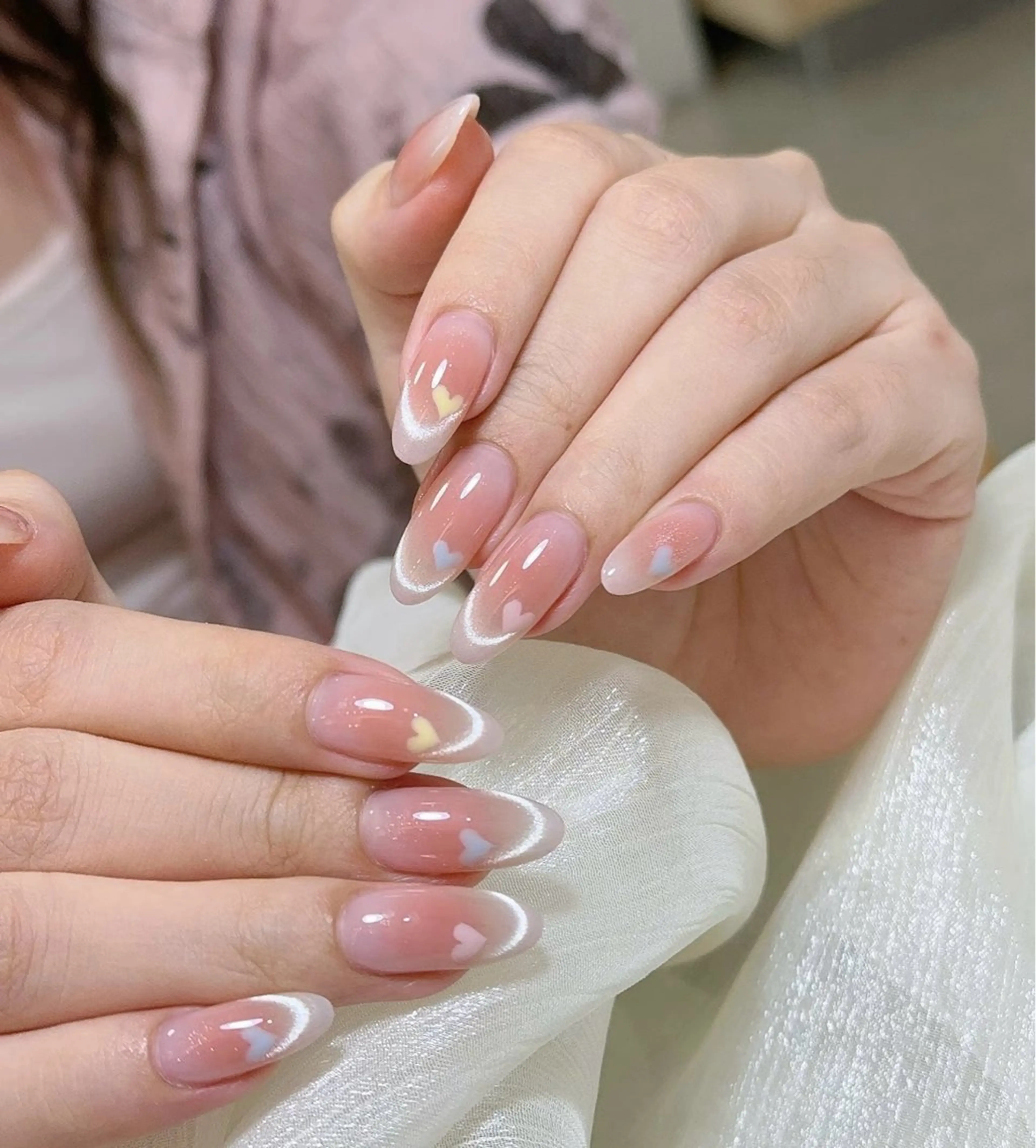 ネイル アートネイル チークネイル 長さ出し フレンチネイル ジェルネイル ハンドネイル NEW NAIL 池袋のネイルデザイン