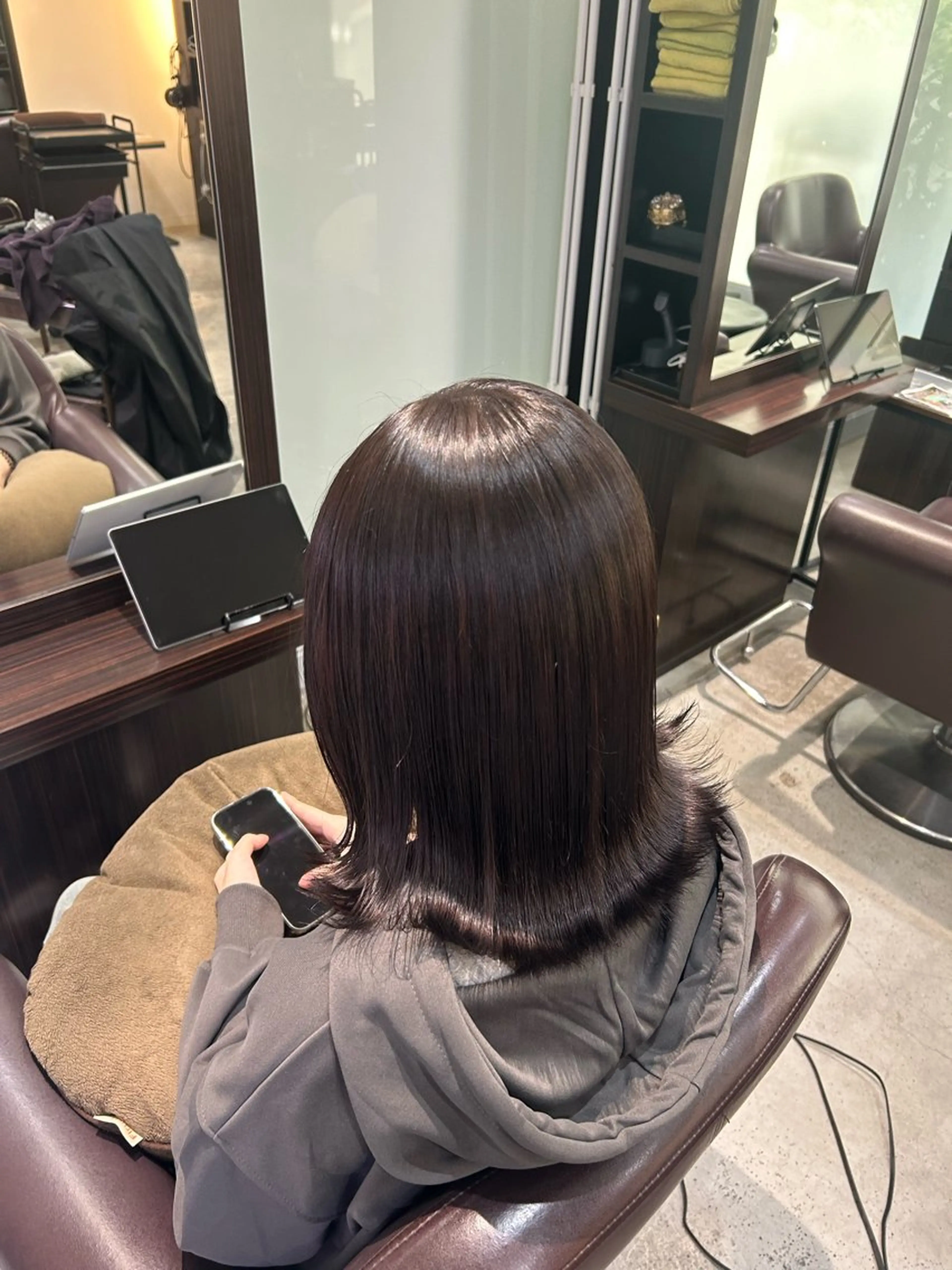 ショート カラー レッドカラー 坂本奈都美 🎀のヘアスタイル