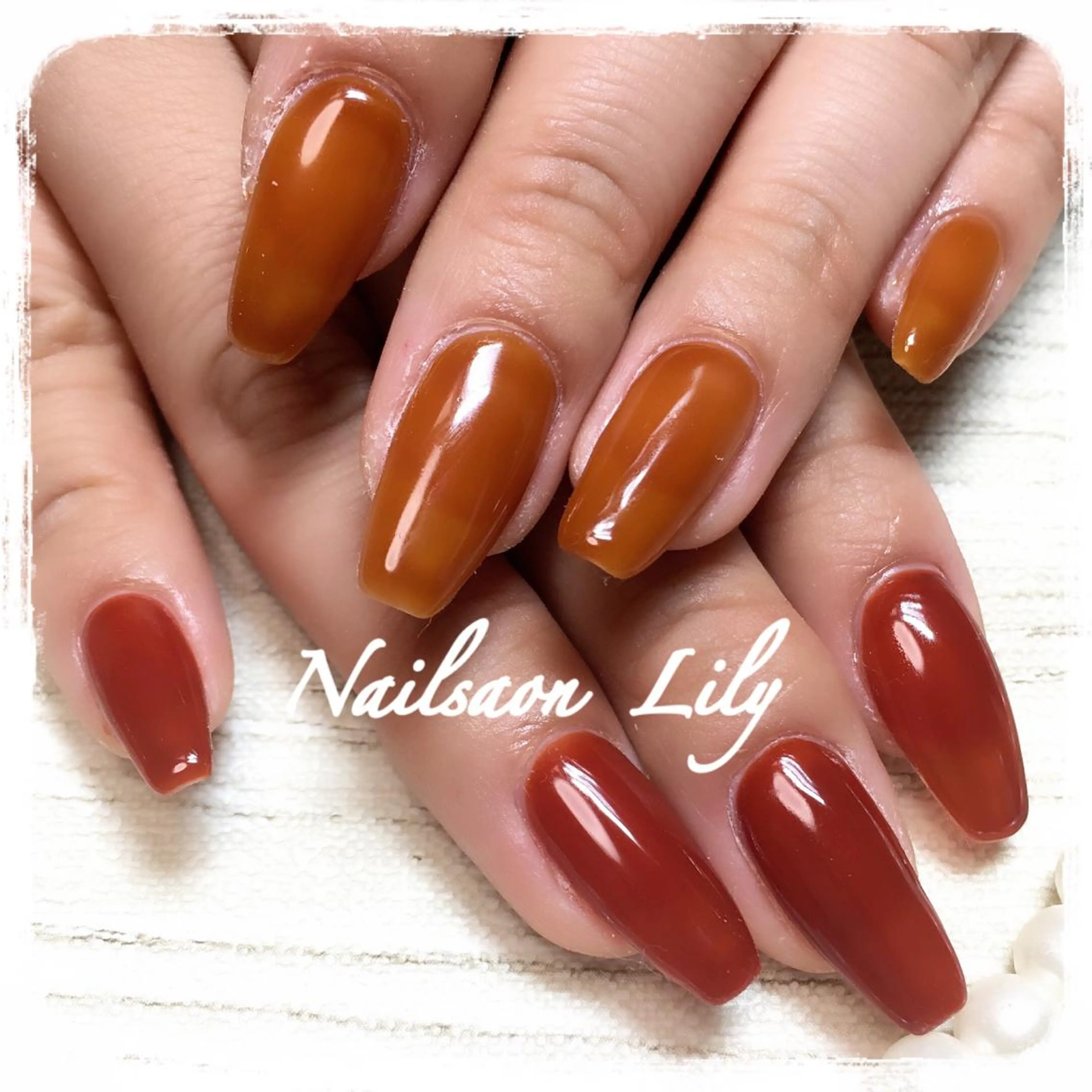 ネイル ハンドネイル Lily*nail 🌻Mii🌻のネイルデザイン
