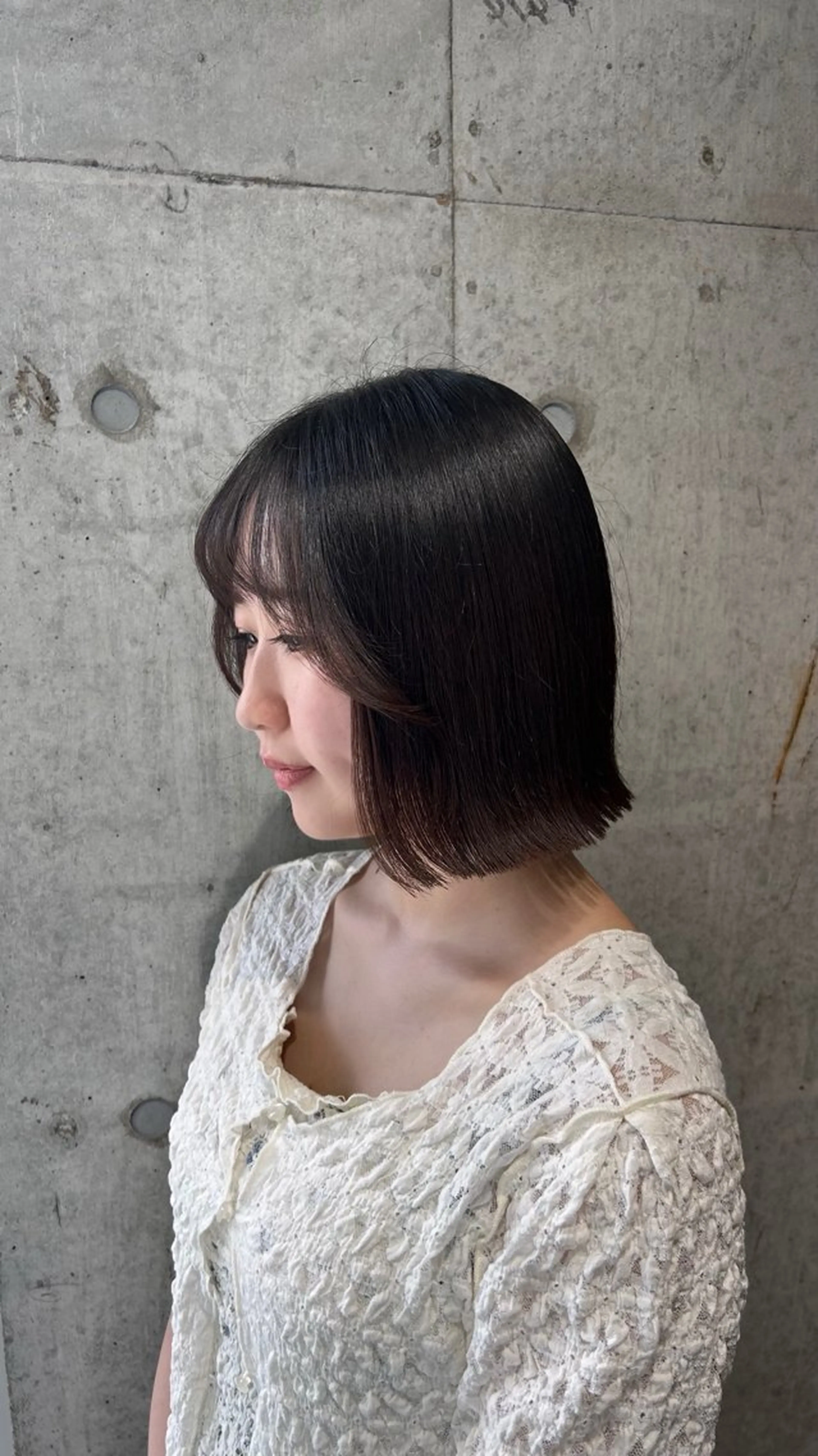 ショート ボブ RUKA👱🏻 メンズカットパーマのヘアスタイル