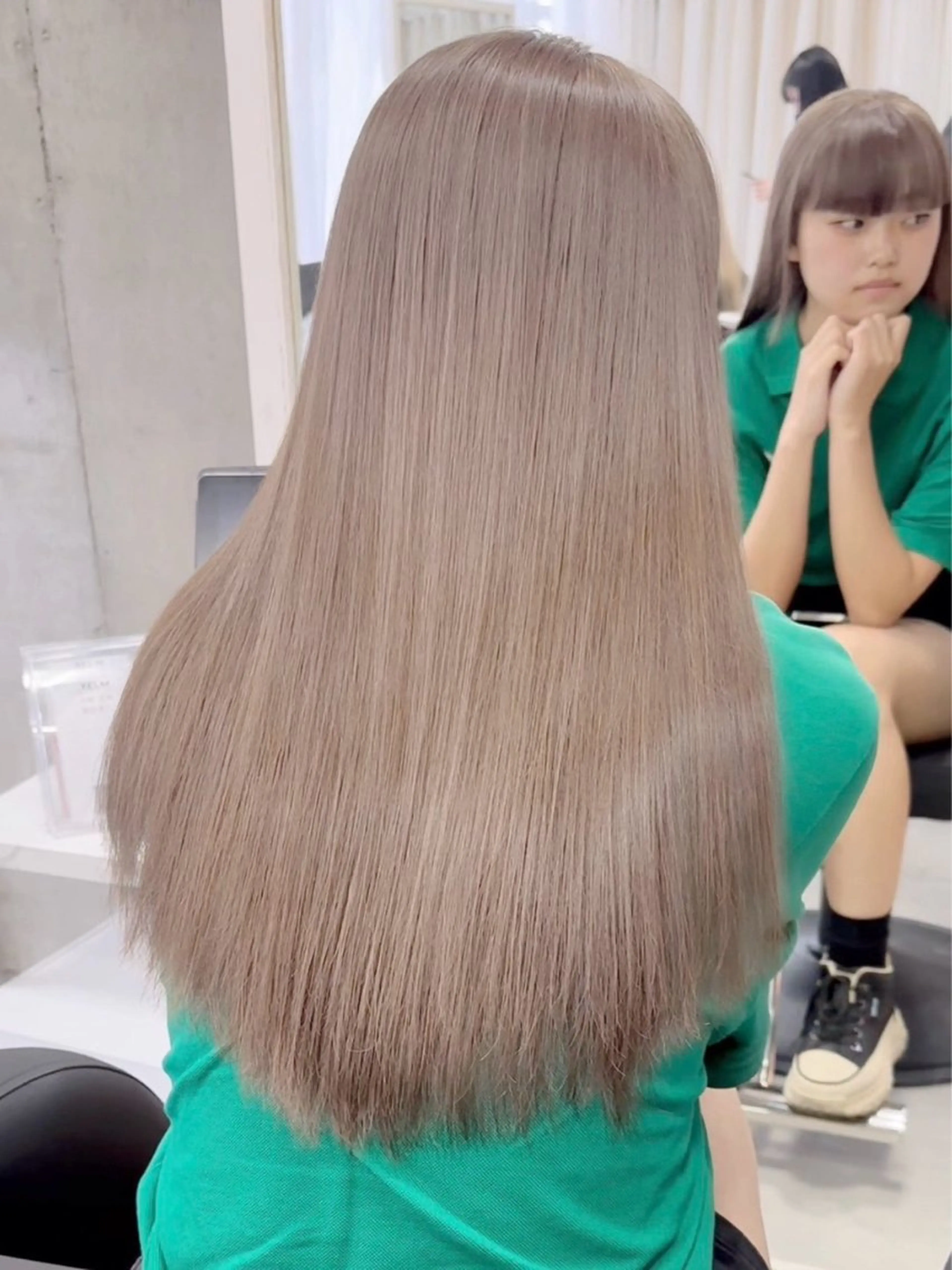 ロング カラー ブリーチ ダブルカラー ハイライトカラー ハイトーンカラー イルミナカラー ヘアカラー トリートメント XELM/RUI /高崎のヘアスタイル