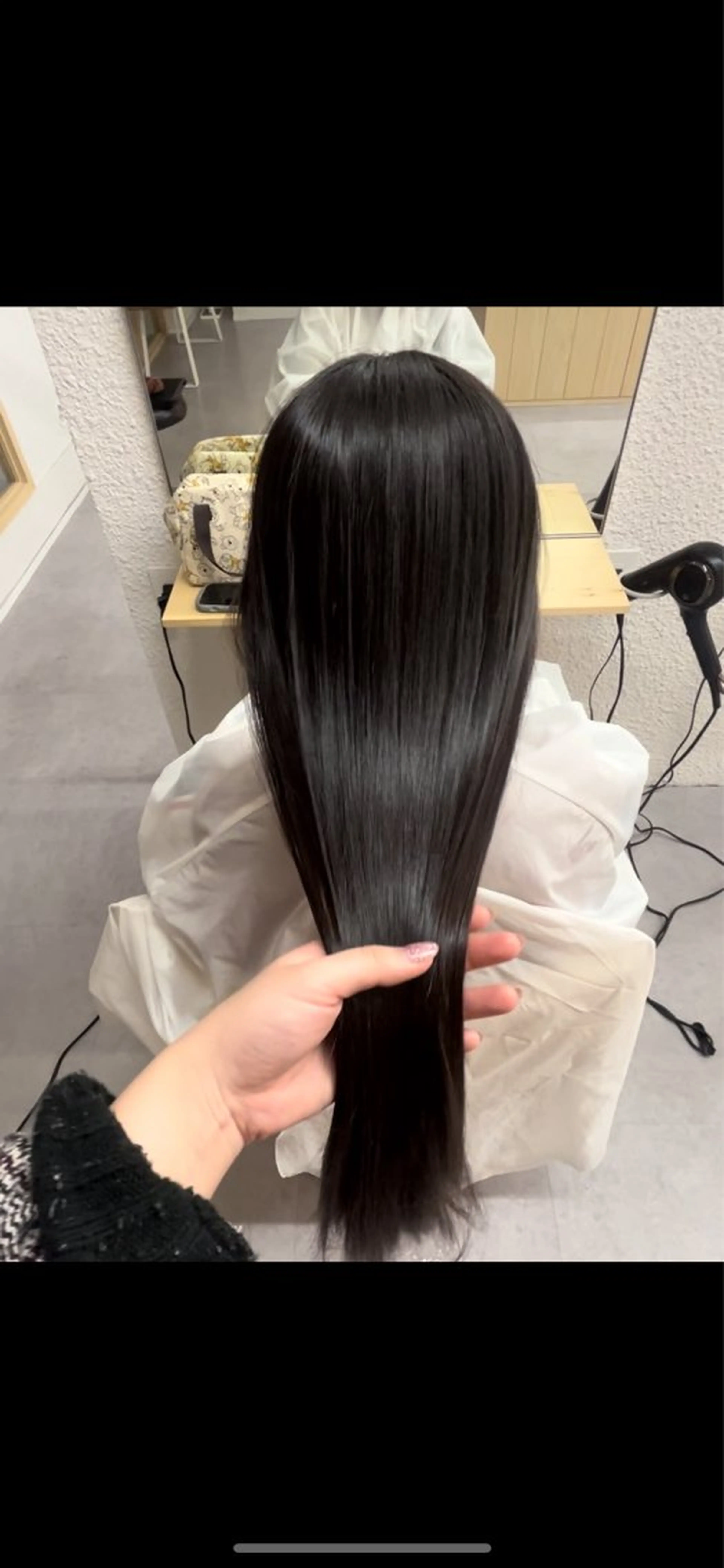 縮毛矯正 ひな‪‪︎/暖色 柔color🫧のヘアスタイル