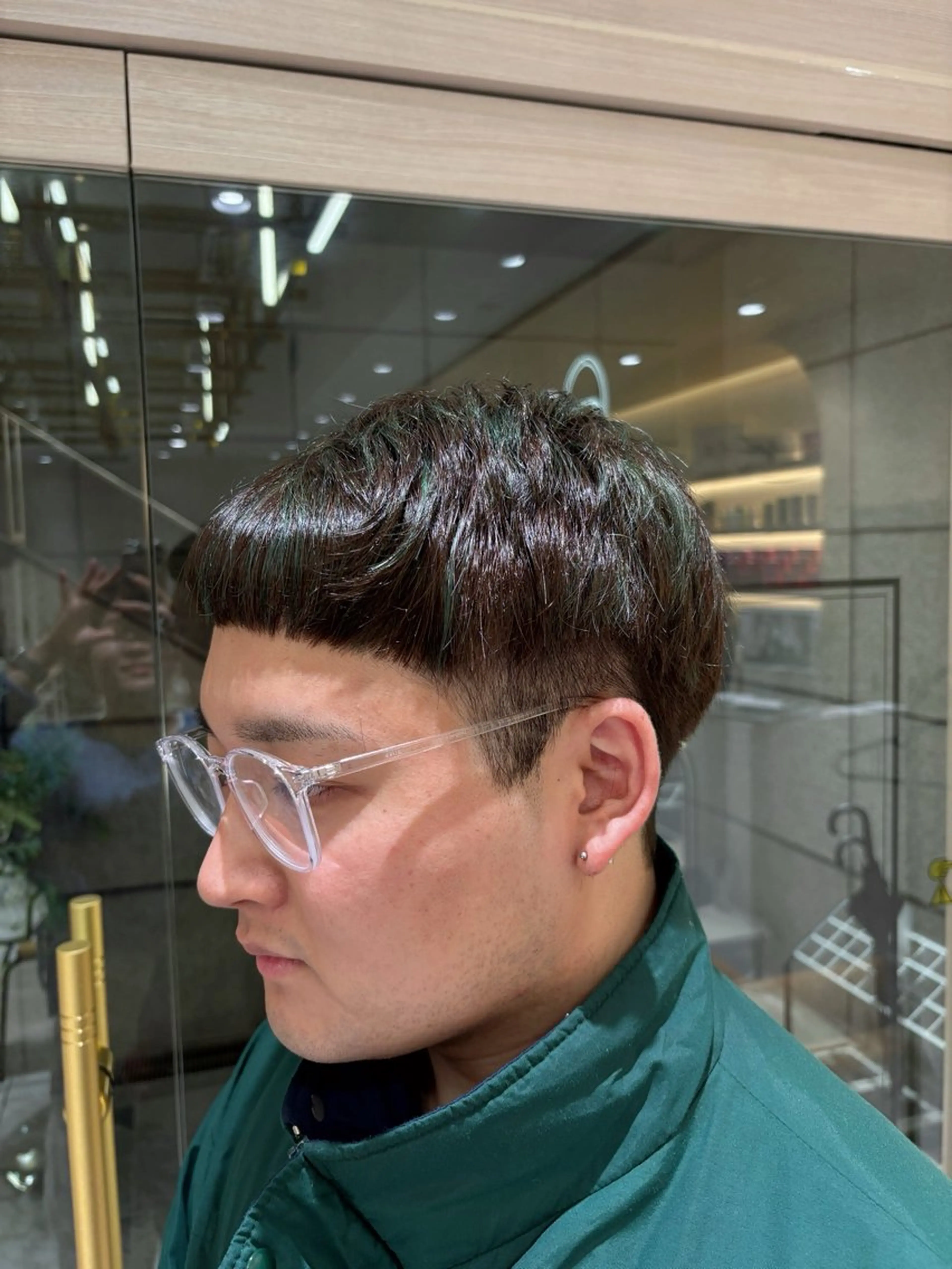 カラー メンズ メンズハイライト メンズメッシュ ブラウンカラー ダブルカラー ハイライトカラー 🦋sana🦋 似合わせカット✁のヘアスタイル