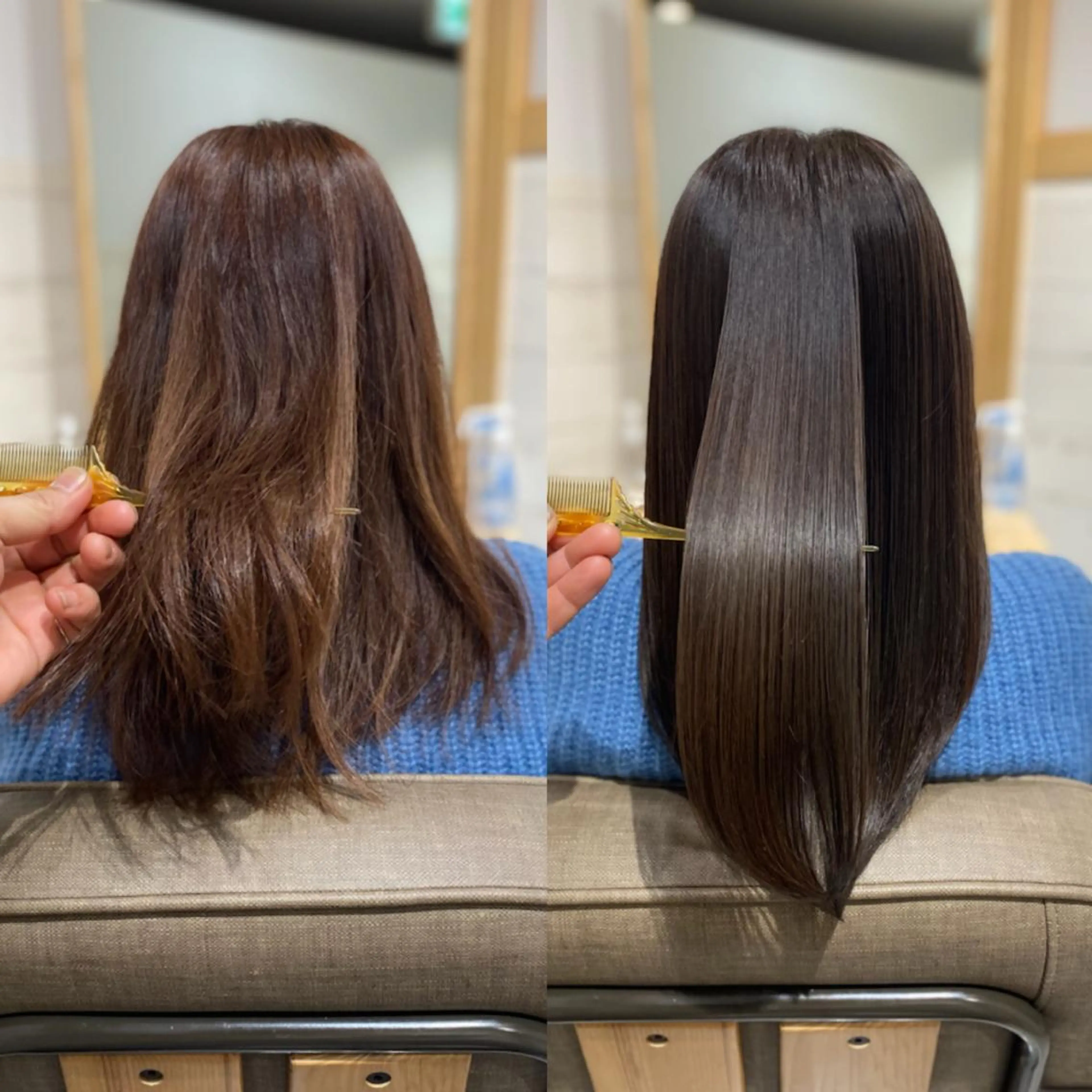 ミディアム カラー トリートメント 酸熱トリートメント ✨髪質改善特化✨ HAJIMEのヘアスタイル