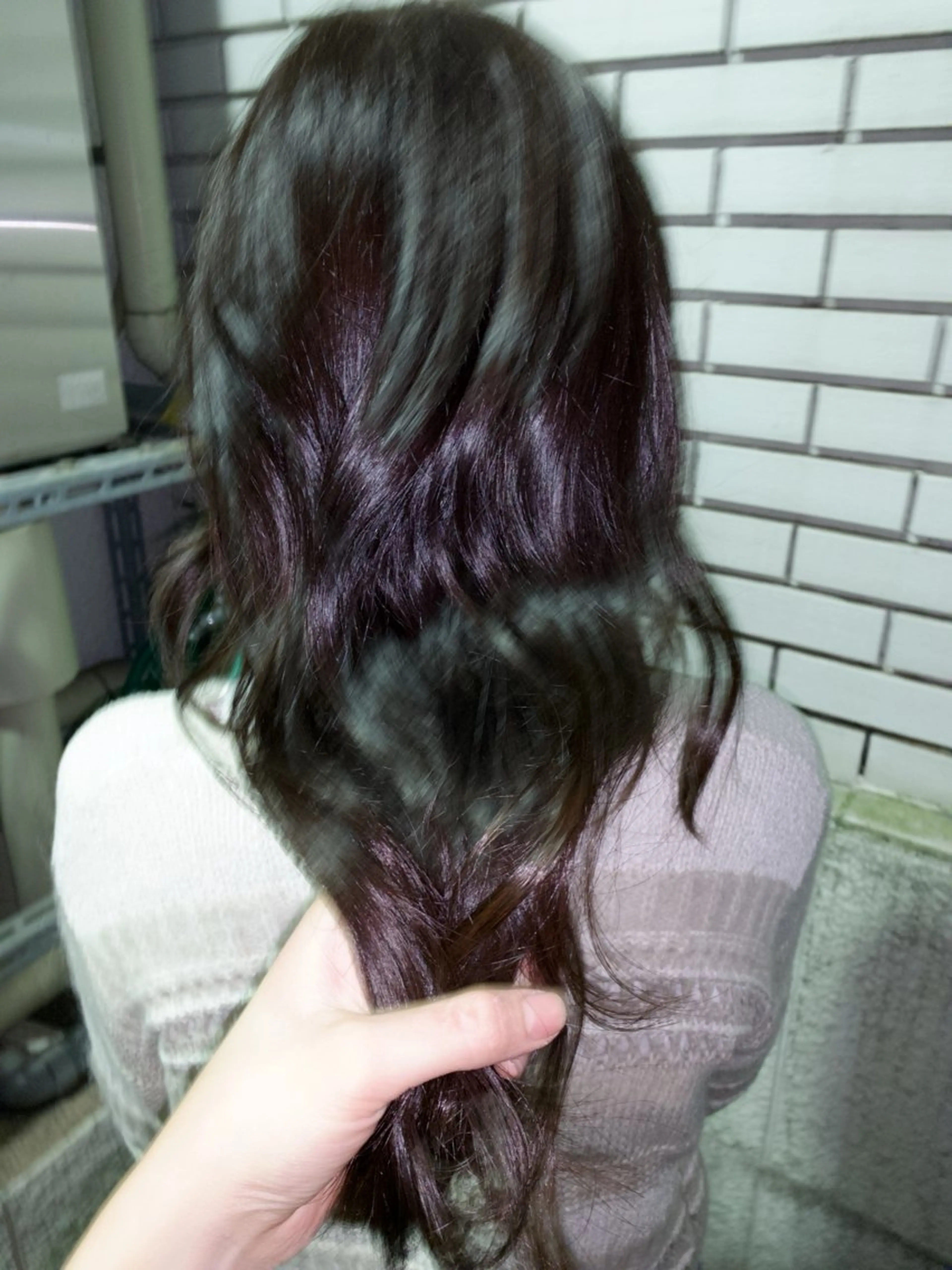 ロング カラー ブラウンカラー yiye shioriのヘアスタイル