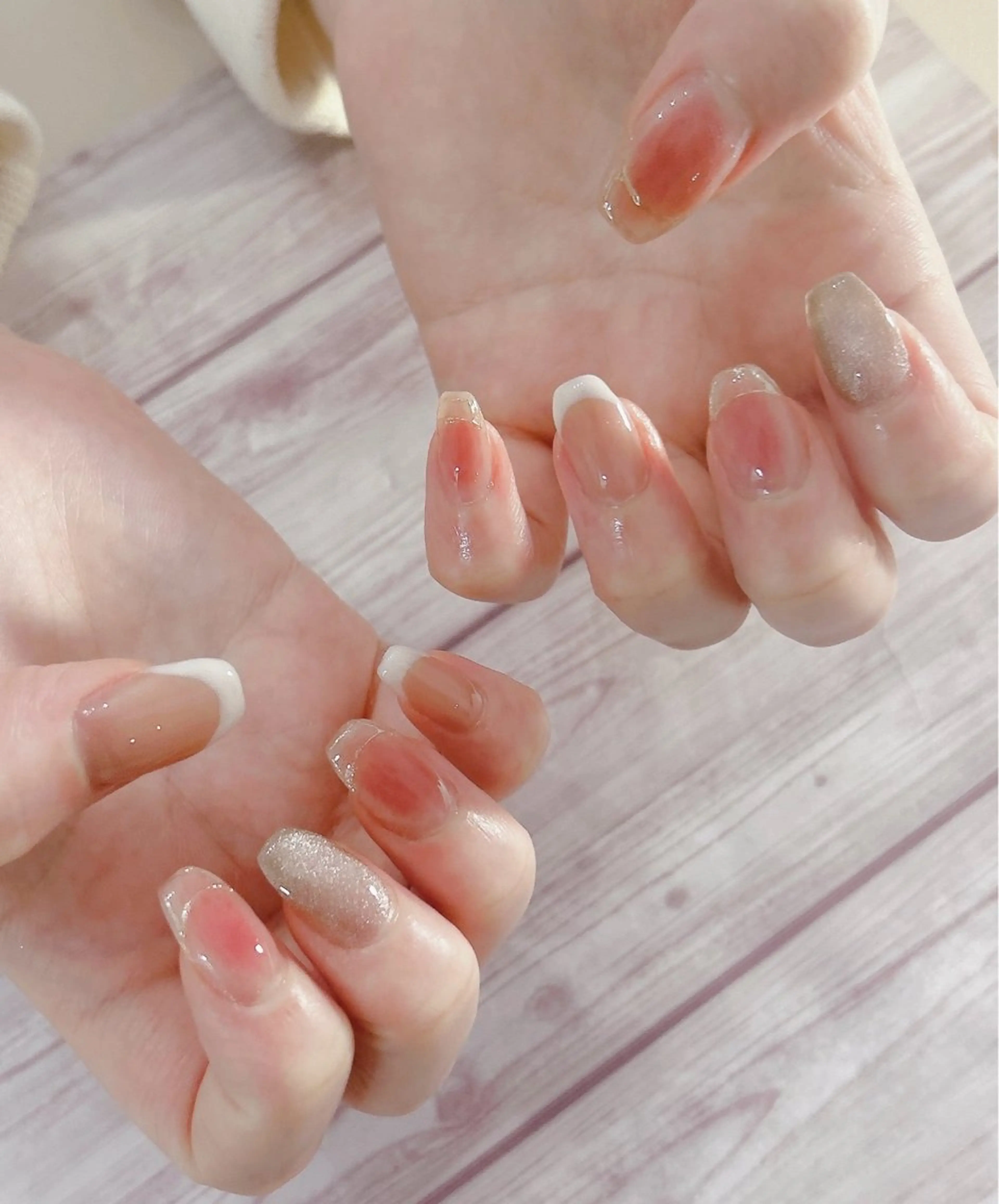 ネイル ワンホンネイル ハンドネイル MYu Beauty Salon YURIのネイルデザイン
