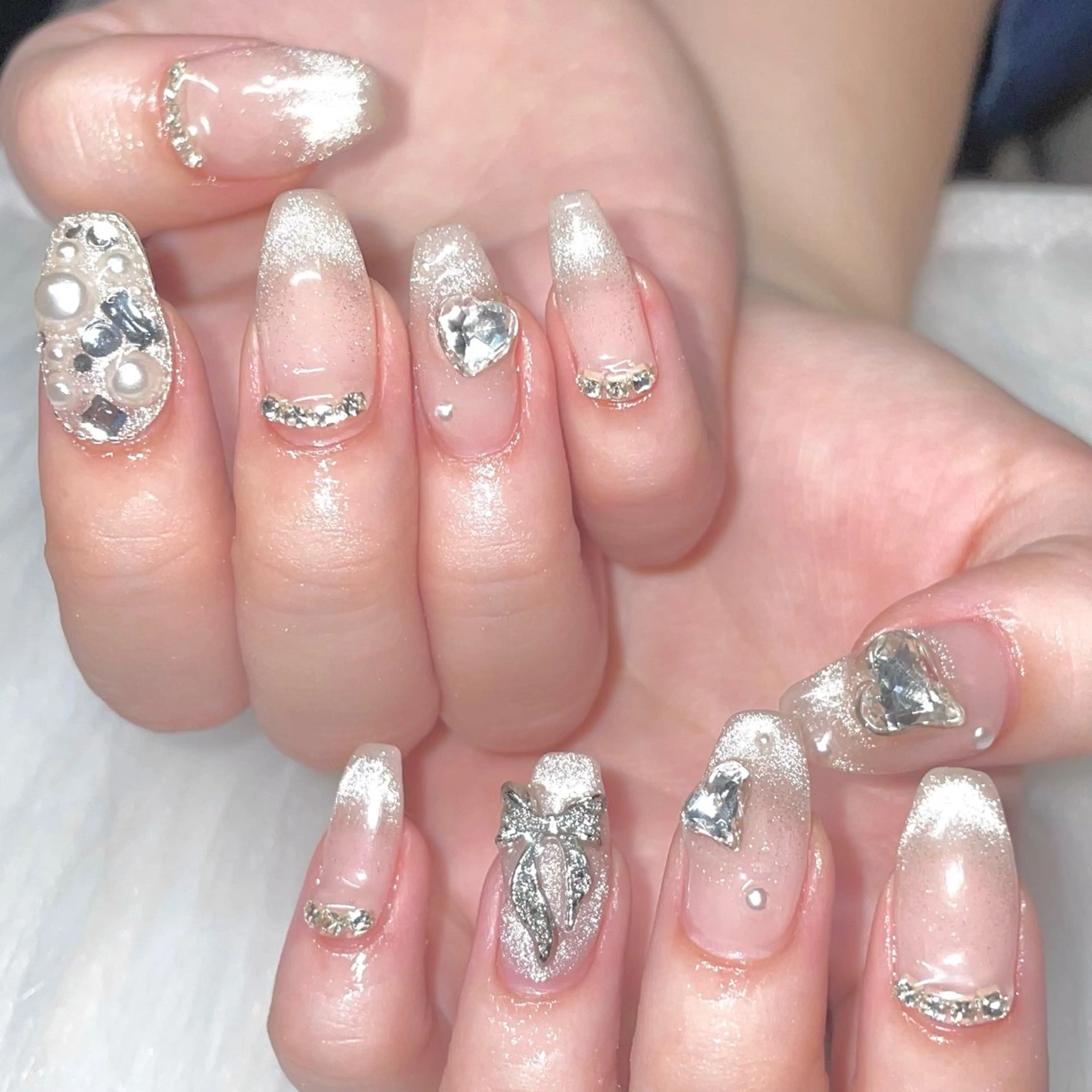 ネイル ジェルネイル マグネットネイル ハンドネイル Nail ヌシん家 AKANEのネイルデザイン