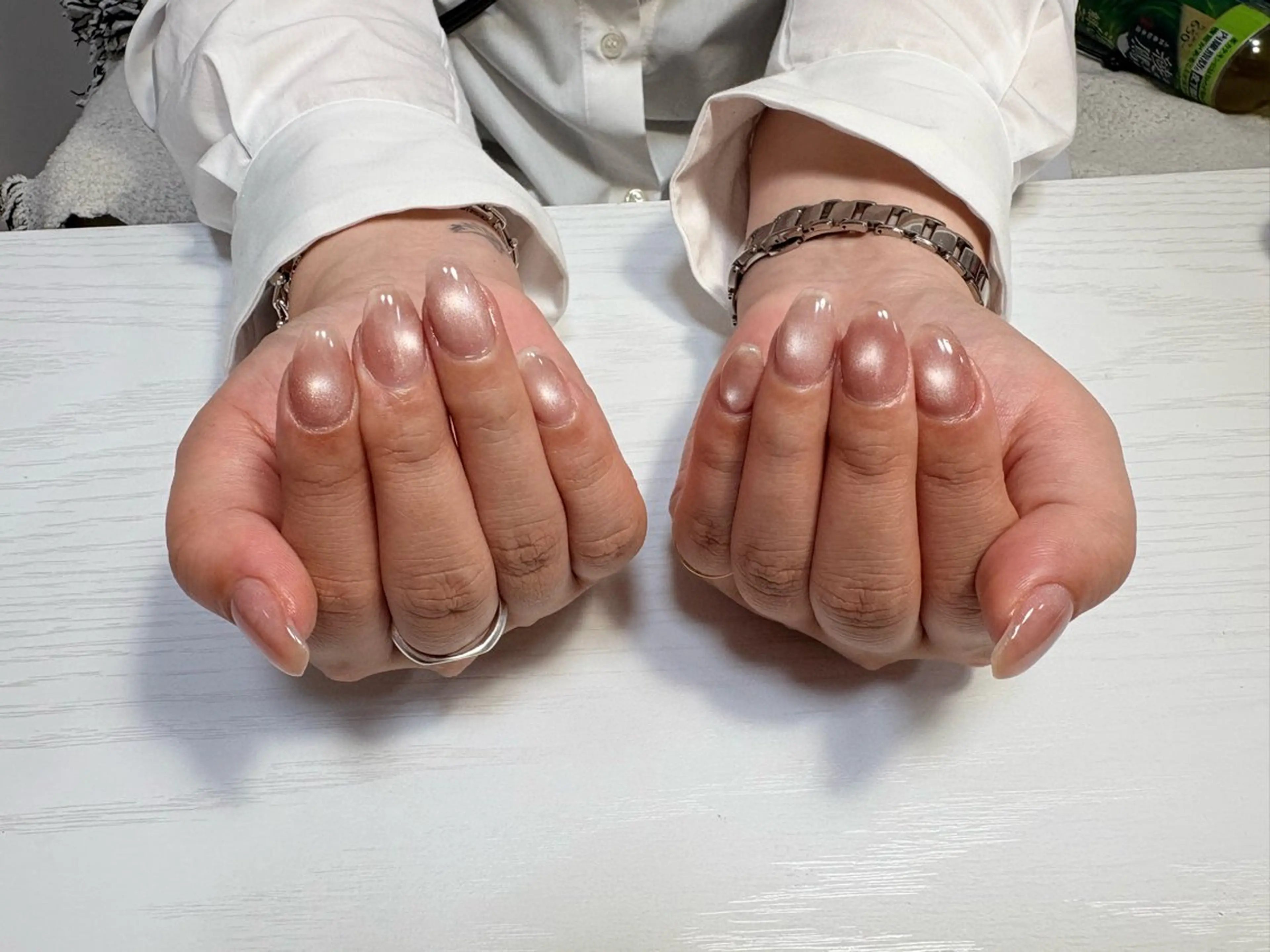 ネイル フットネイル ジェルネイル ラメ(グリッター) マグネットネイル 持ち込み ハンドネイル ハンドケア ♡Bivi♡自爪に 優しいネイルサロンのネイルデザイン