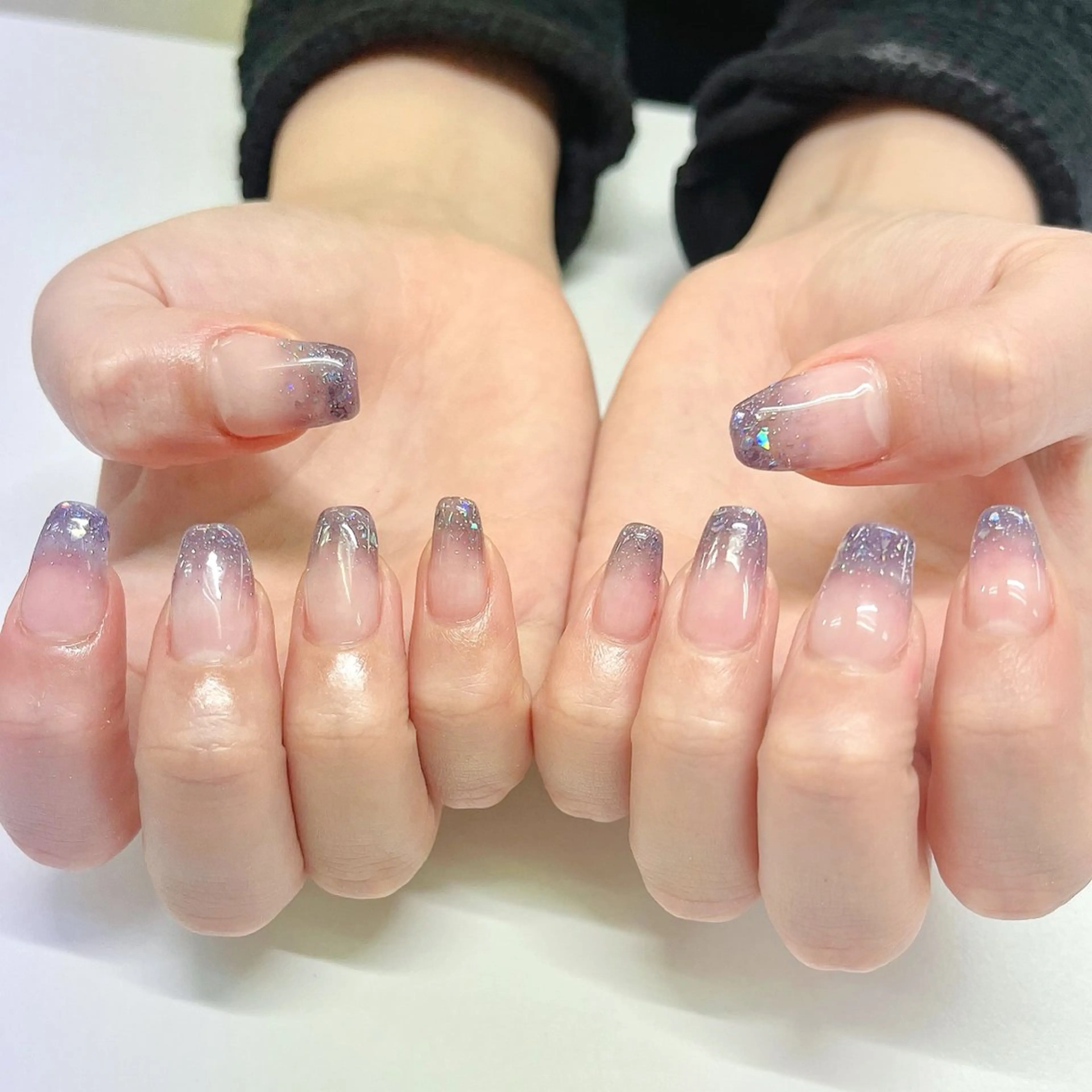 ネイル グラデーション ラメ(グリッター) ラメグラデーション ハンドネイル takahashi / Bianca中野のネイルデザイン