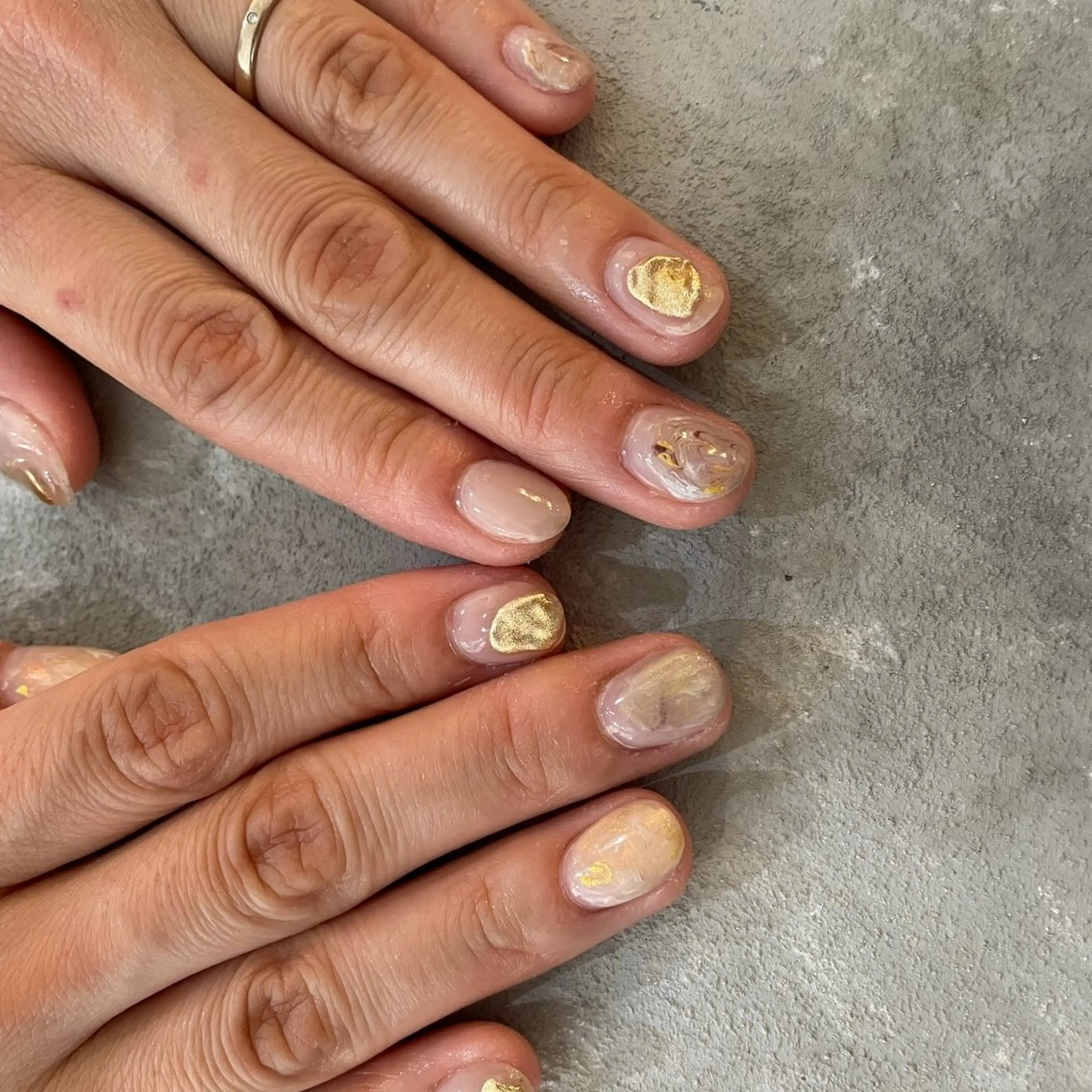 ネイル 持ち込み ハンドネイル フットネイル nail salon mwのネイルデザイン