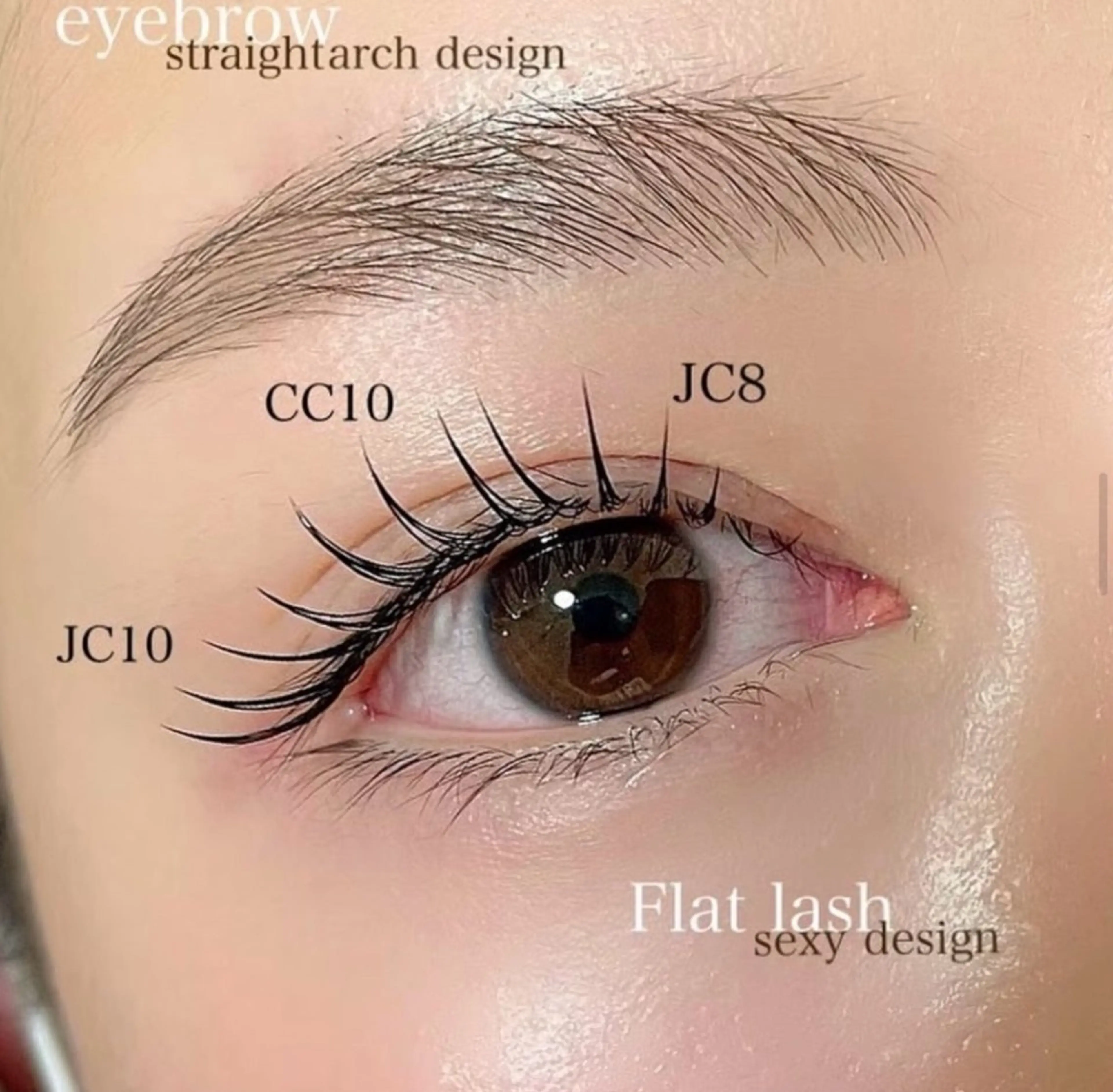 マツエク・マツパ Eyelash Salon Blanc～まつげエクステと眉の専門美容室～ イオンモール堺鉄砲町店所属・田中 亜実のマツエク・マツパデザイン