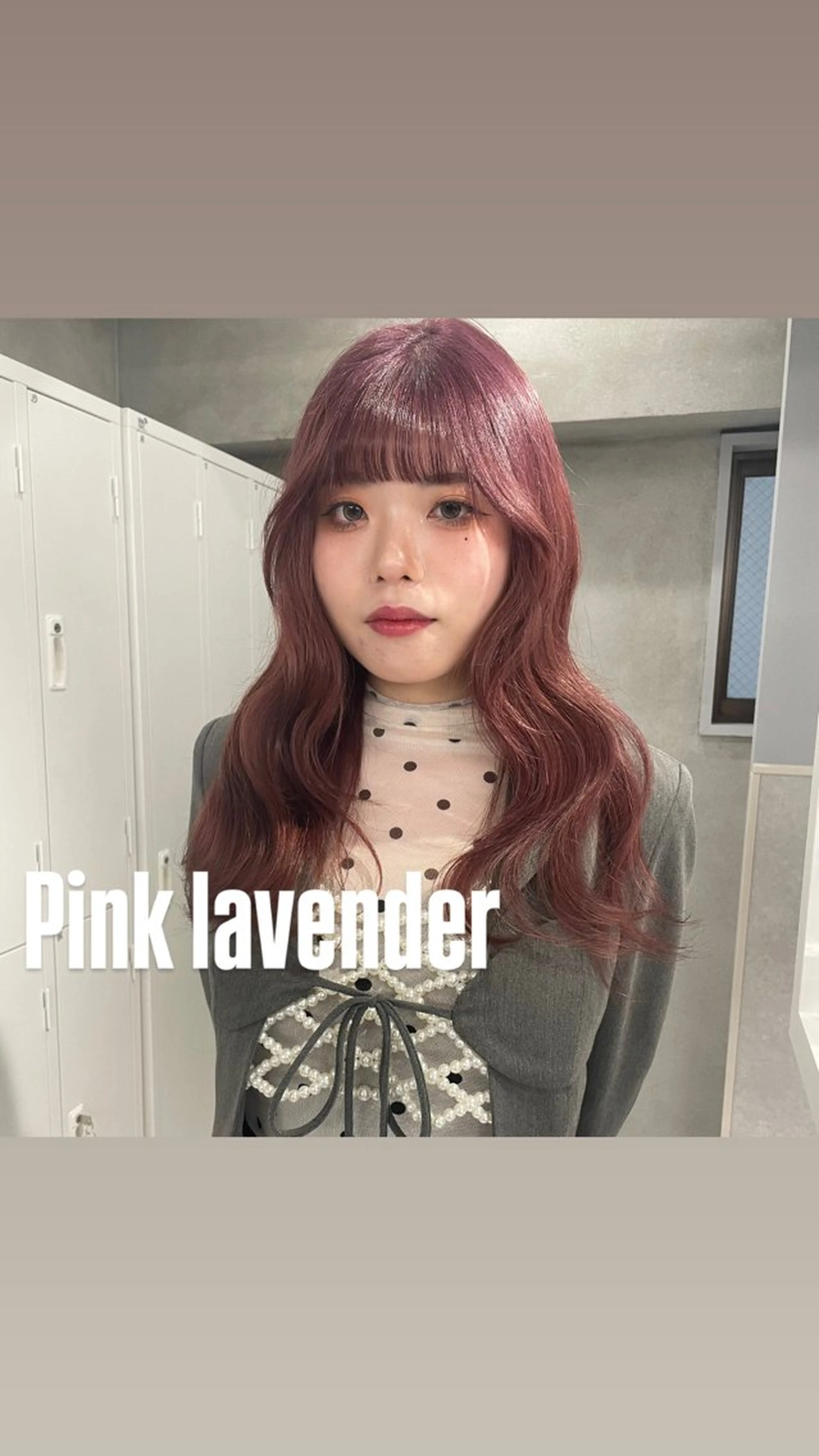 セミロング カラー ブリーチ ラベンダーカラー ピンクカラー ピンクラベンダー ヘアカラー ハイトーン/ボブ /HBL/AYUNAのヘアスタイル