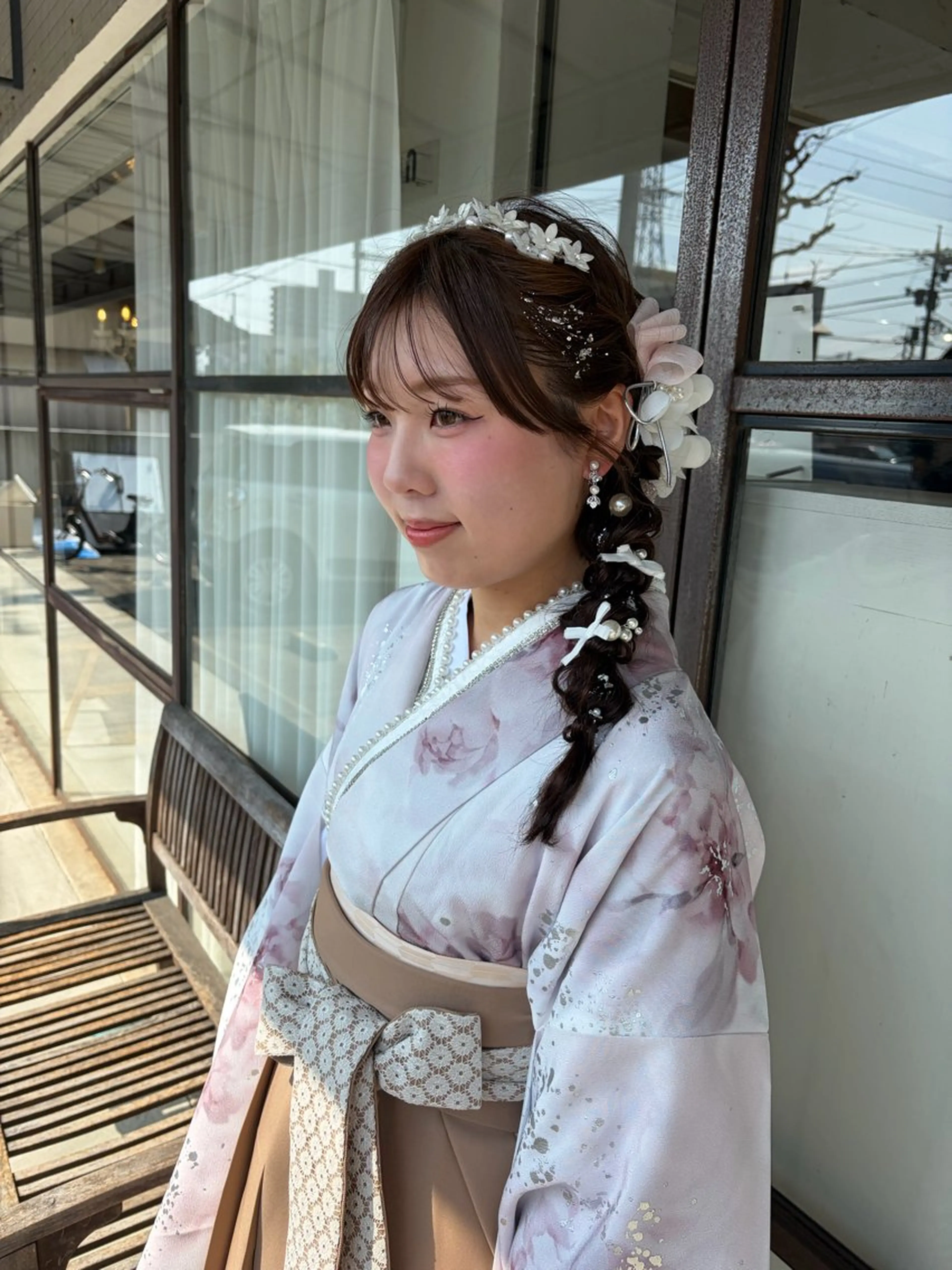 ヘアアレンジ 門手 菜々子のヘアスタイル