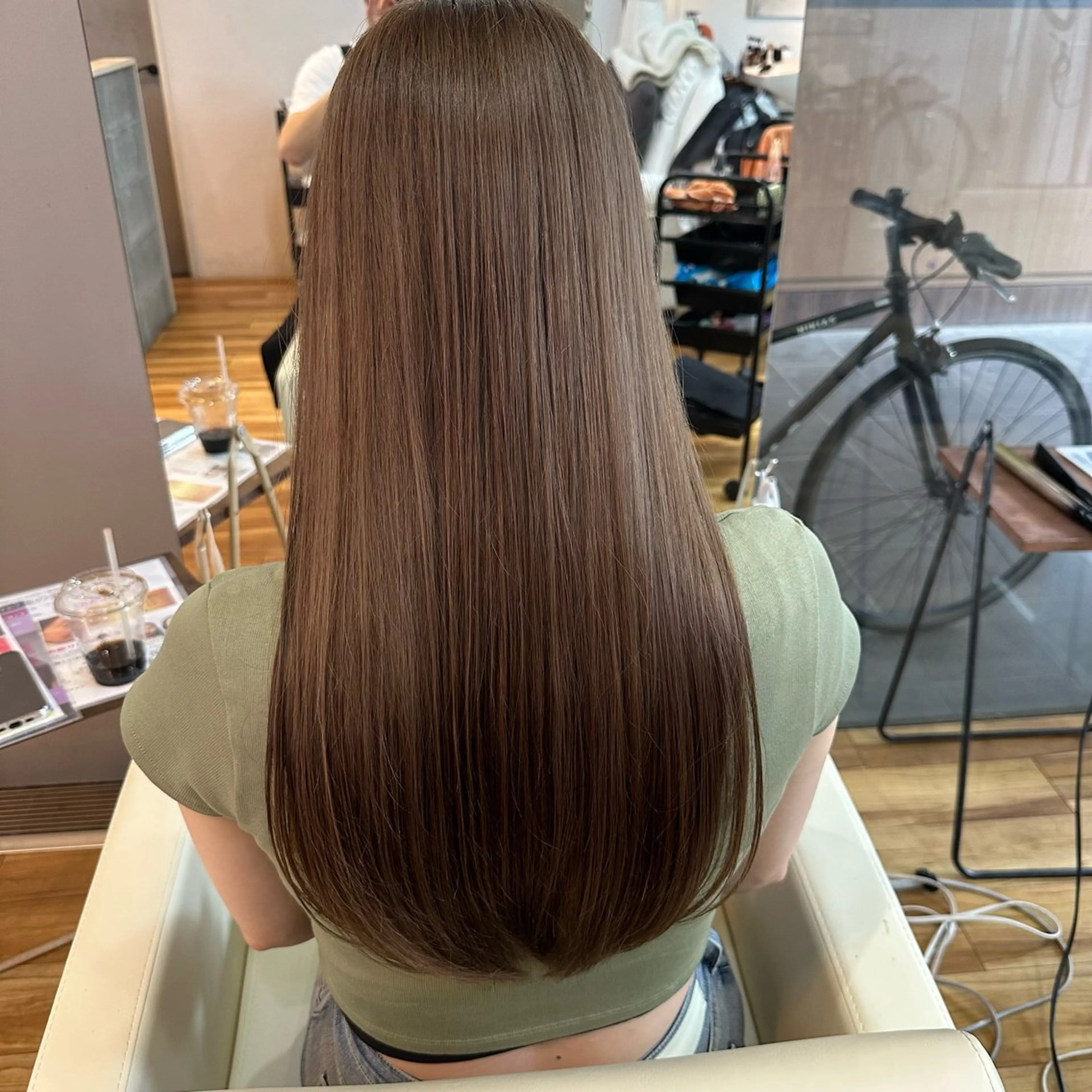 カラー ブリーチ グレージュ ヘアカラー まさひろ /博多のヘアスタイル