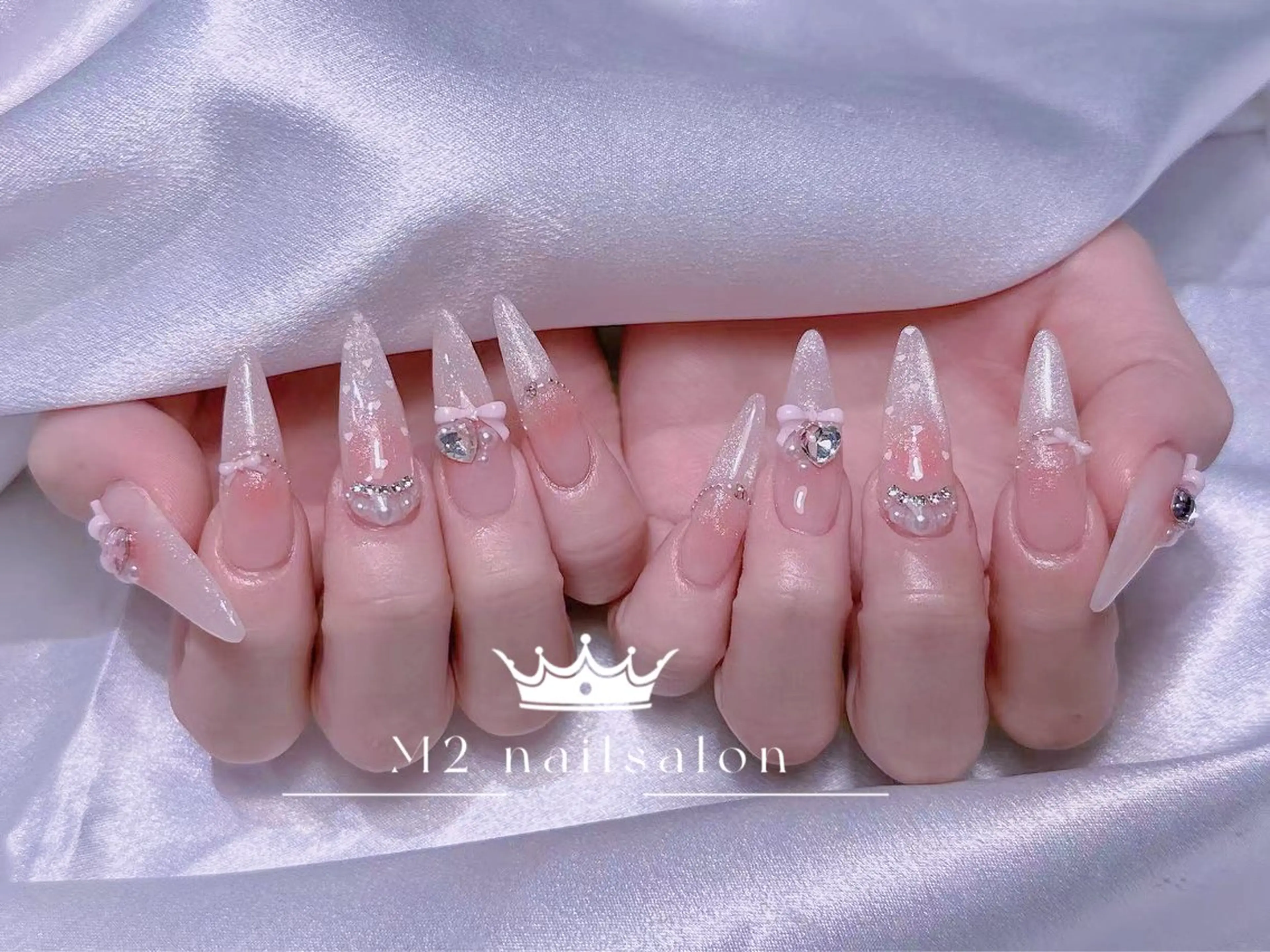 ネイル ハンドネイル 長さだし専門店 M2　rikaのネイルデザイン