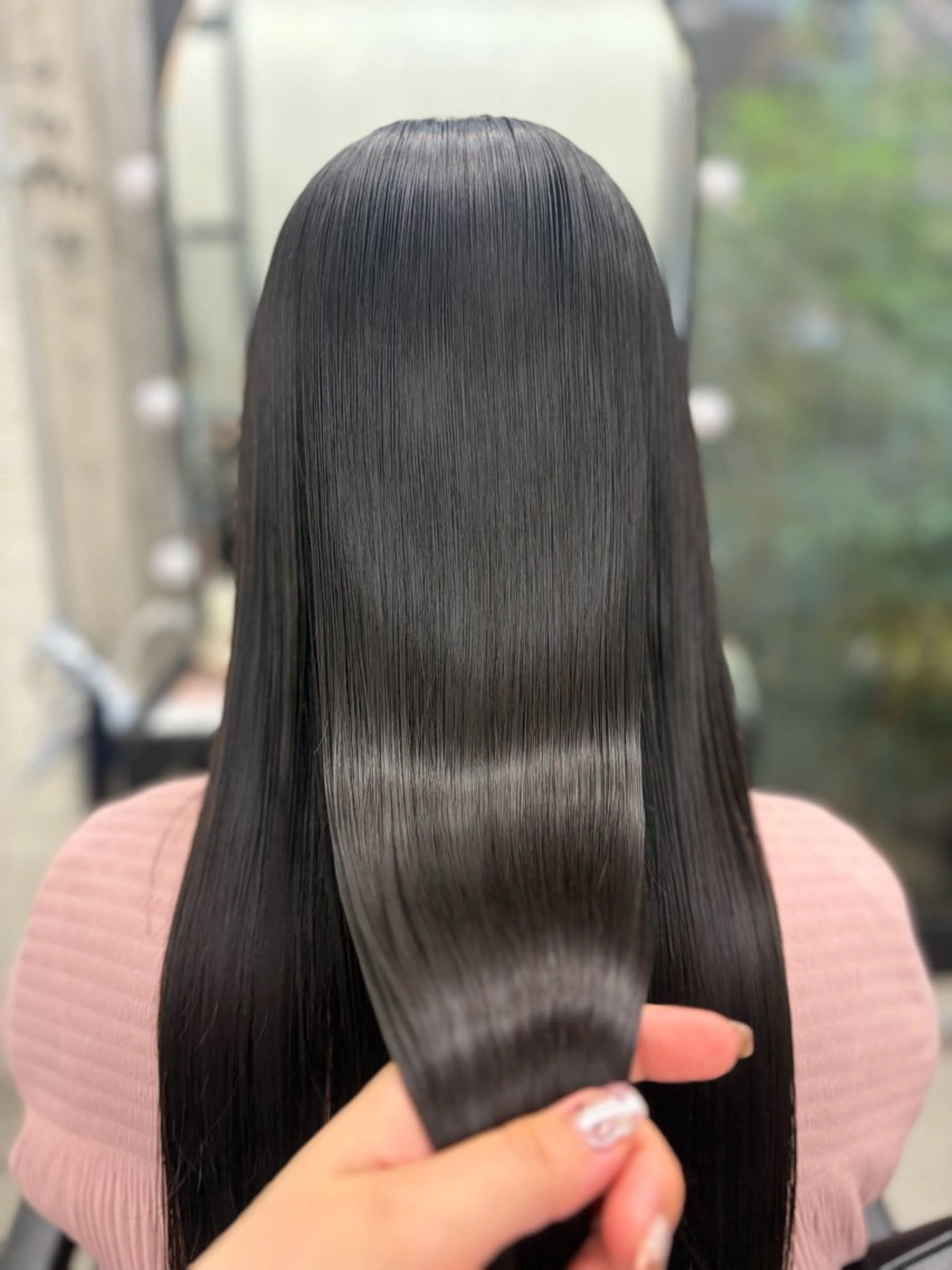 ロング カラー 髪質改善 縮毛矯正 トリートメント ヘアカラー 縮毛矯正 トリートメント すぐ巻ける縮毛矯正 🍀勝倉　麗のヘアスタイル