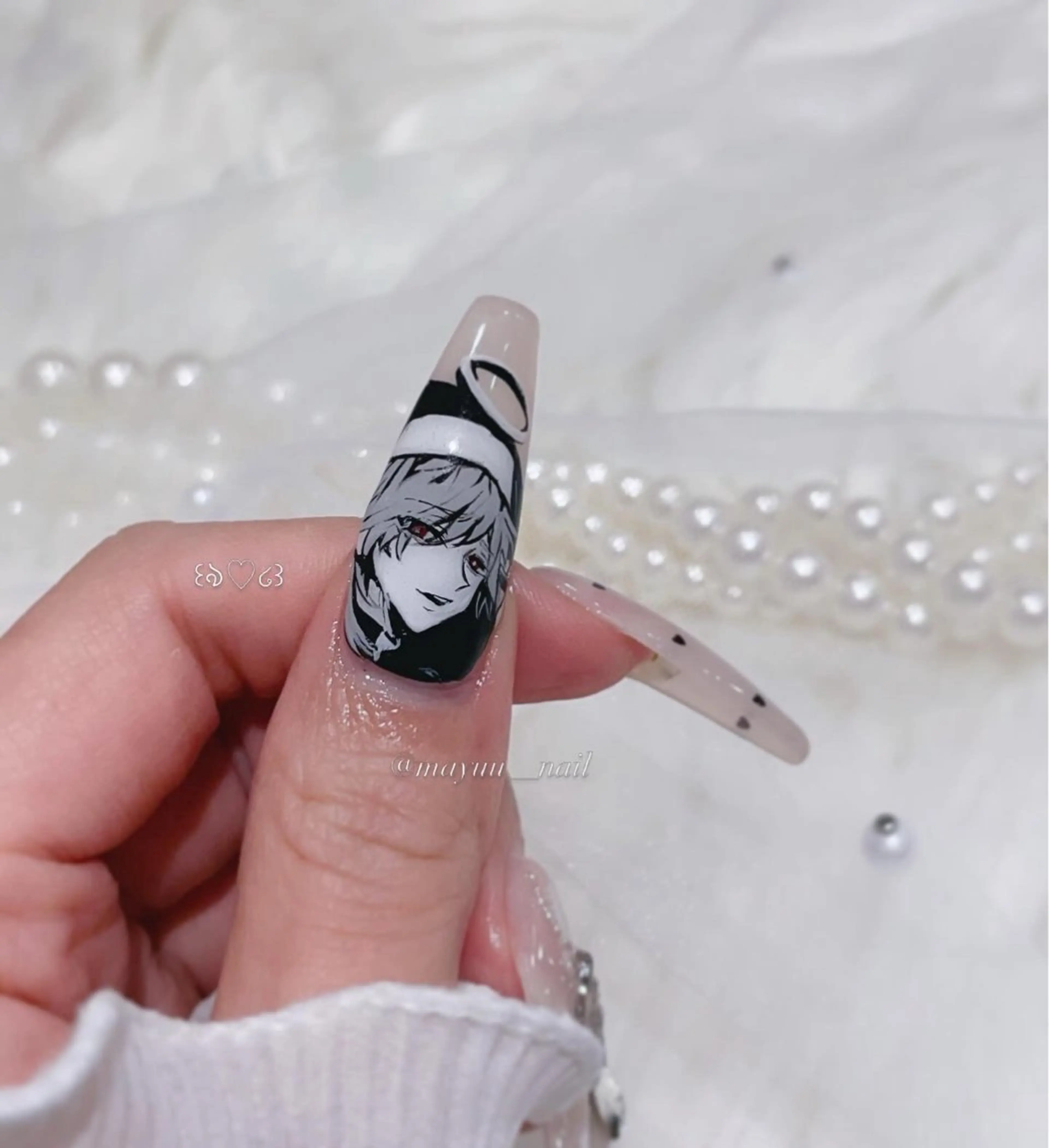 ネイル ハンドネイル 🎀 Mayu 🎀痛ネイルのネイルデザイン